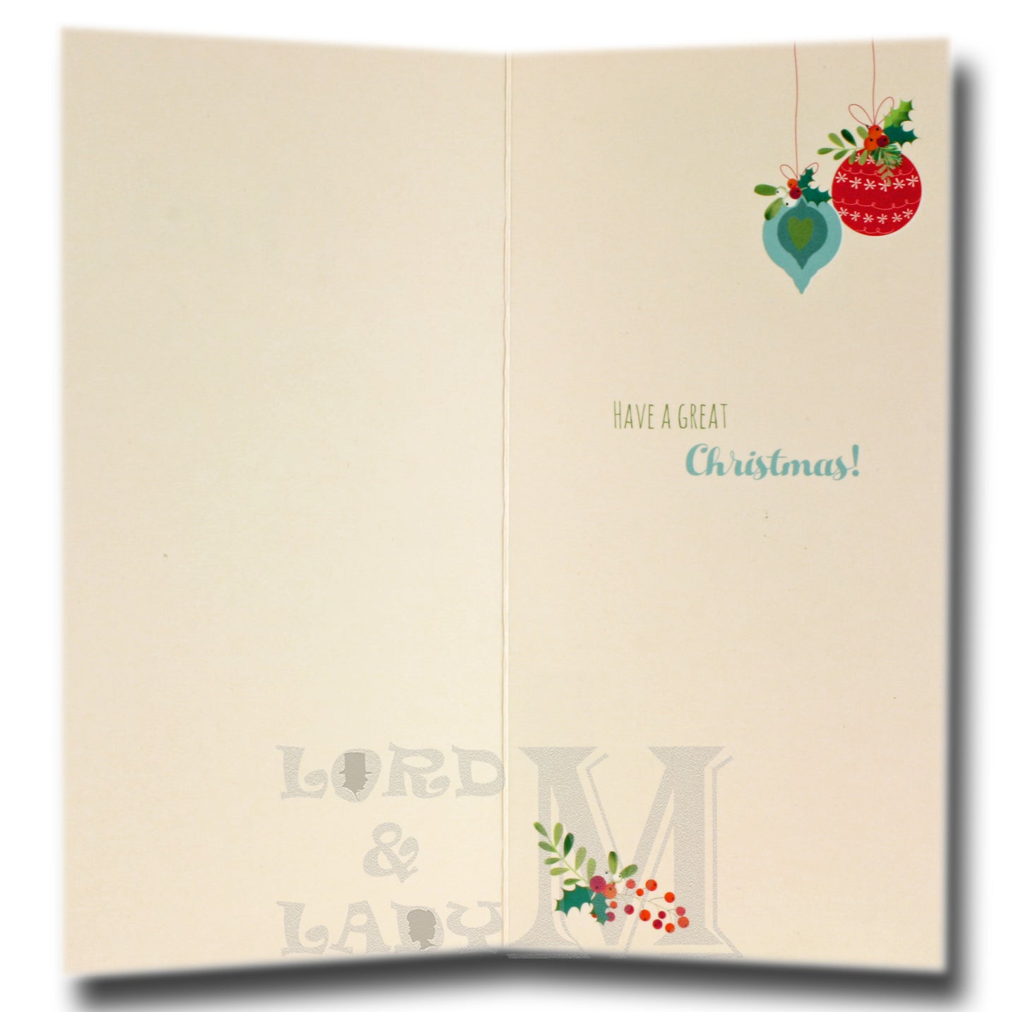 22cm - Happy Christmas Dad With Love ... - OH