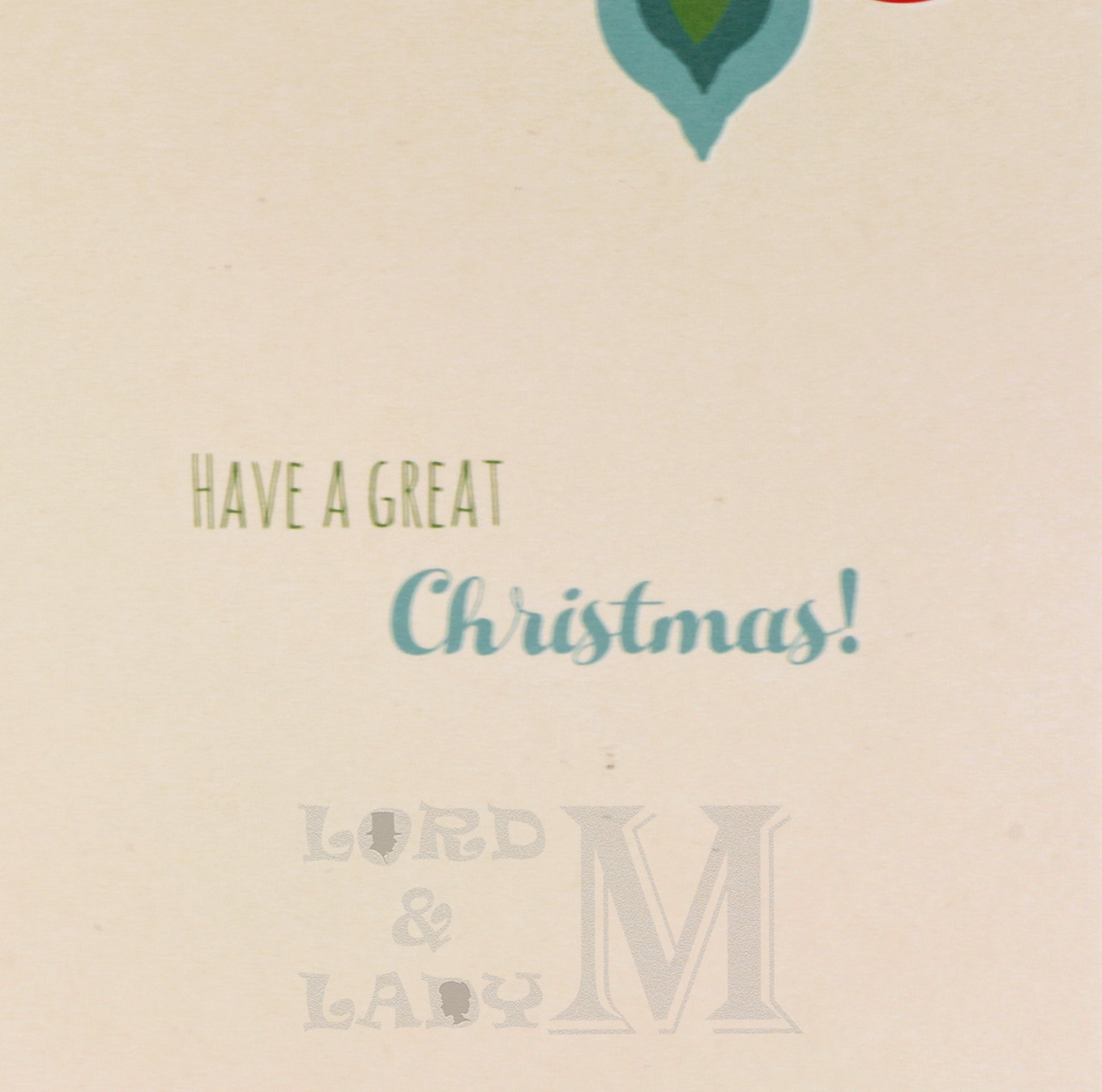 22cm - Happy Christmas Dad With Love ... - OH