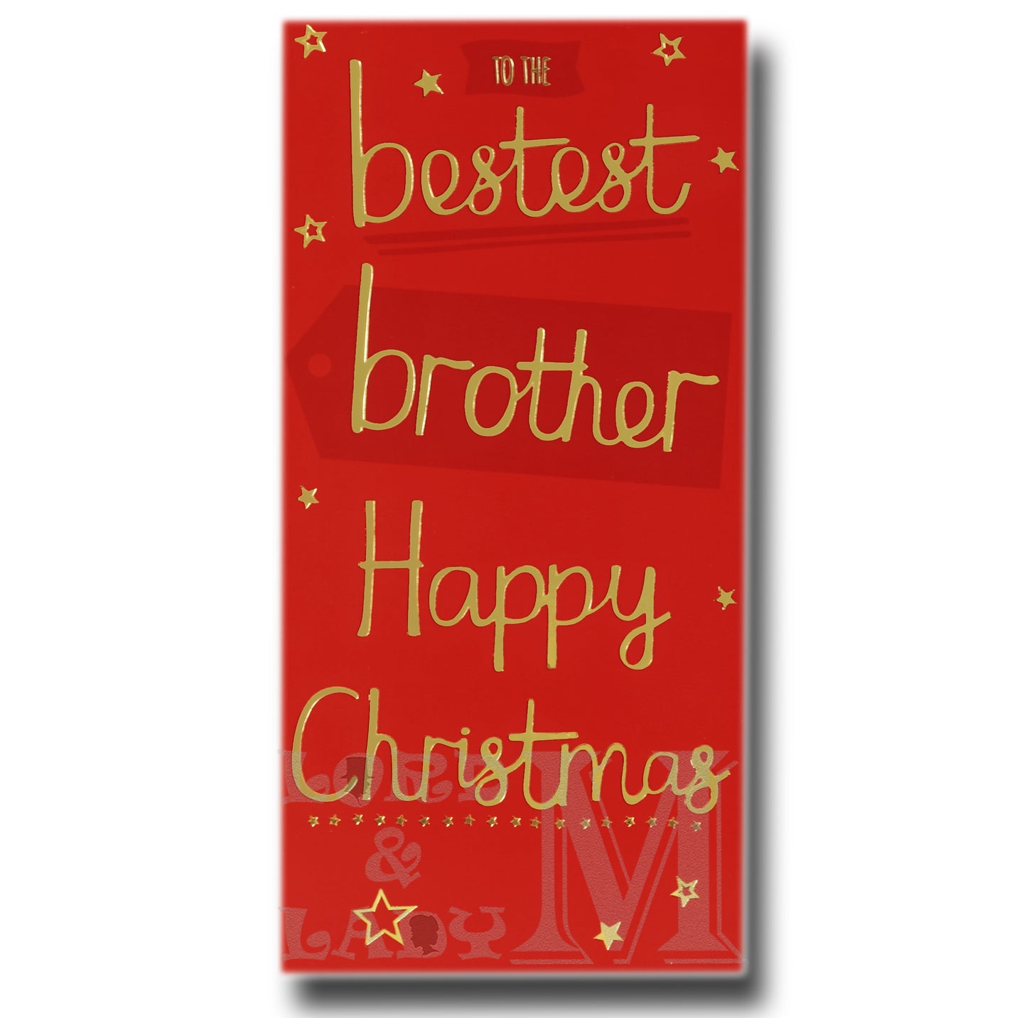 22cm - To The Bestest Brother Happy Christmas - OH