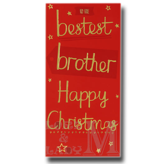 22cm - To The Bestest Brother Happy Christmas - OH