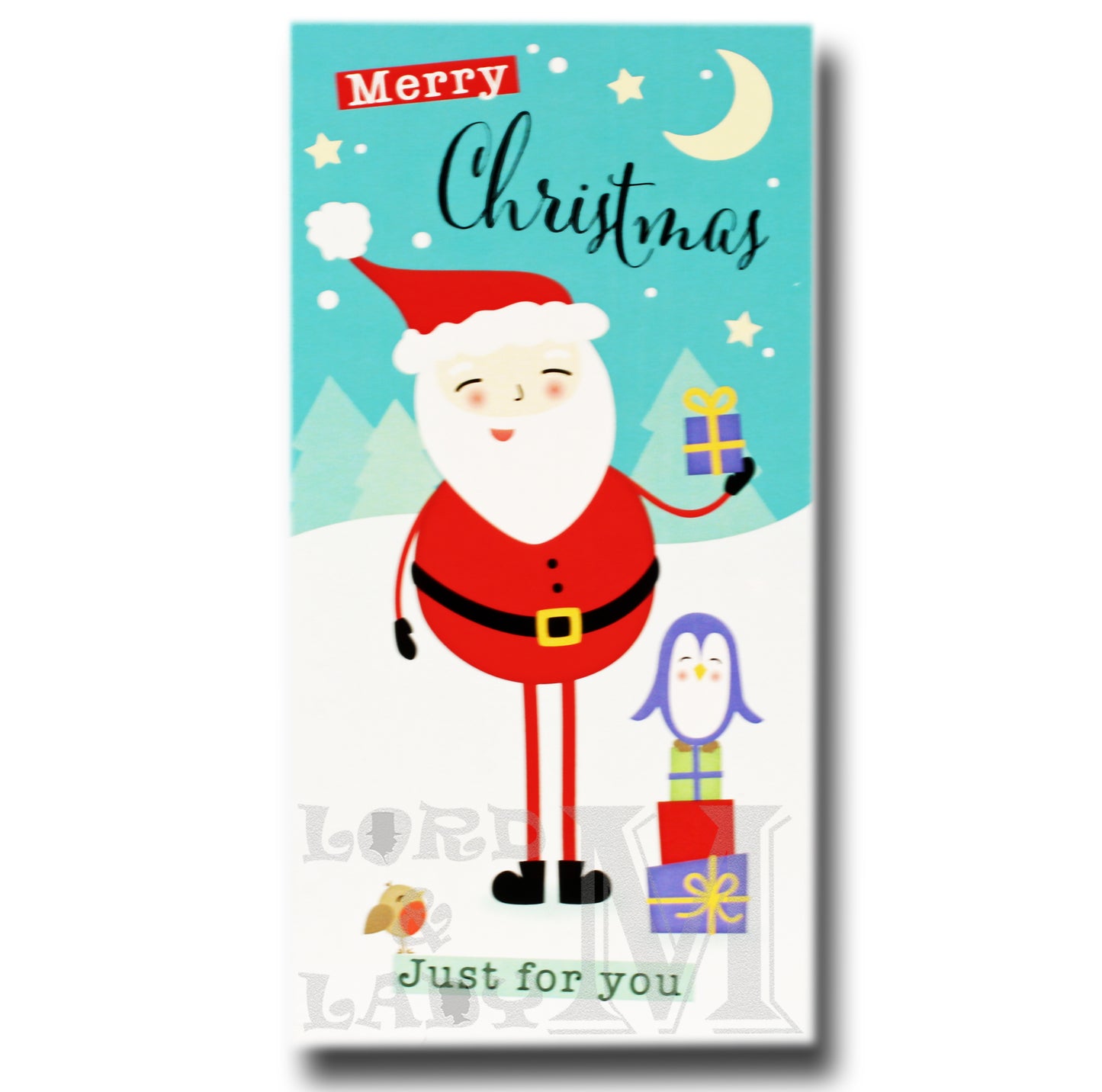 18cm - Merry Christmas Just For You - Santa - OH