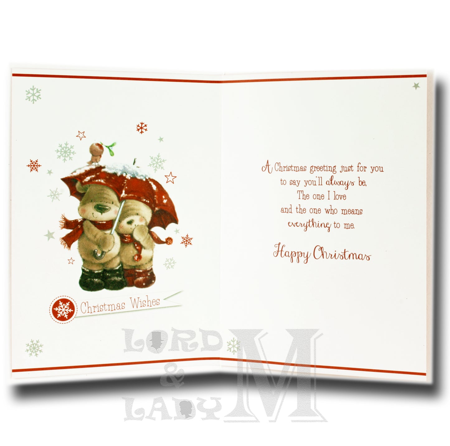 19cm - For My Special Partner Christmas Wishes -BG
