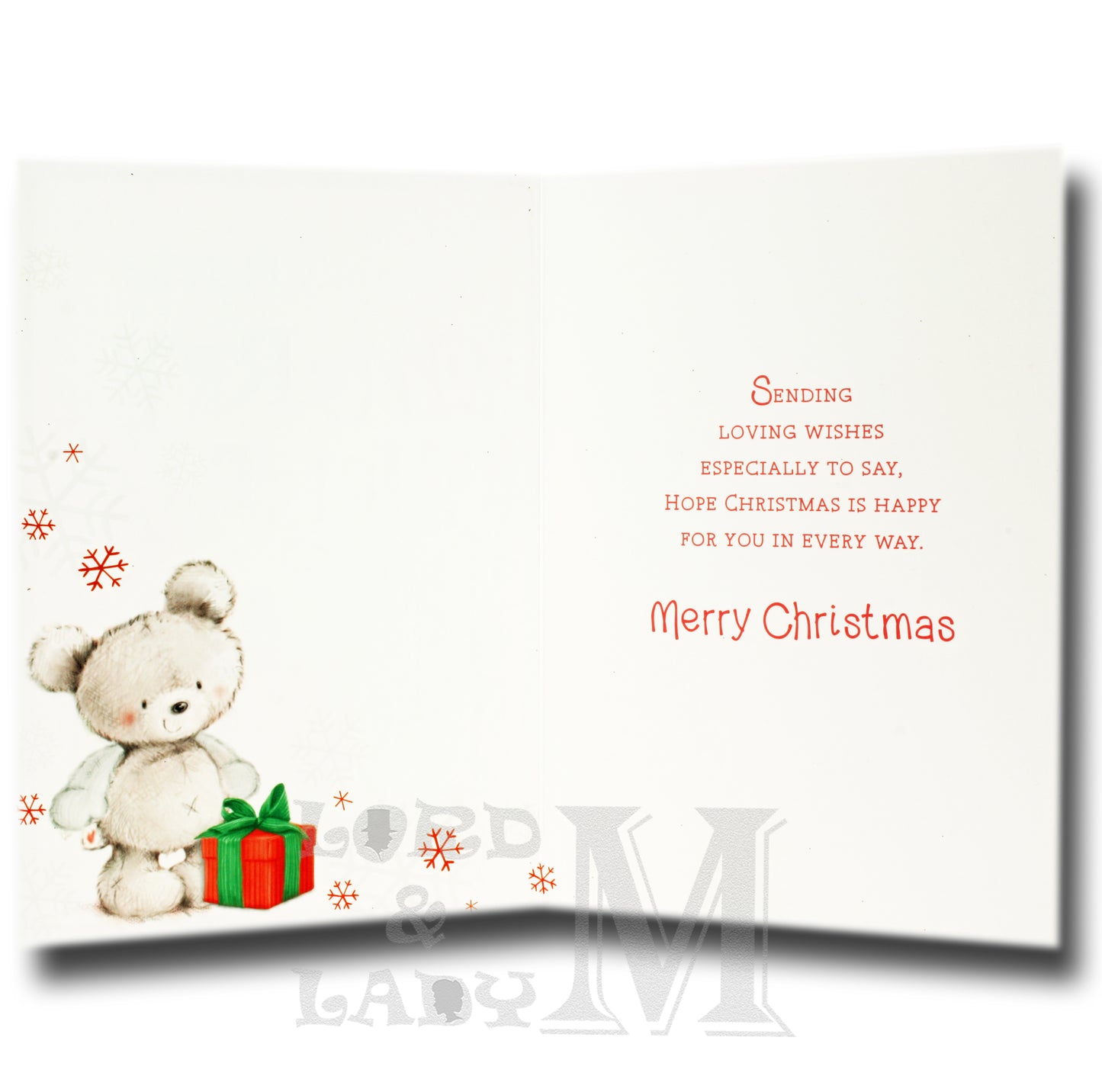 19cm - For A Lovely Nannie Merry Christmas - BGC