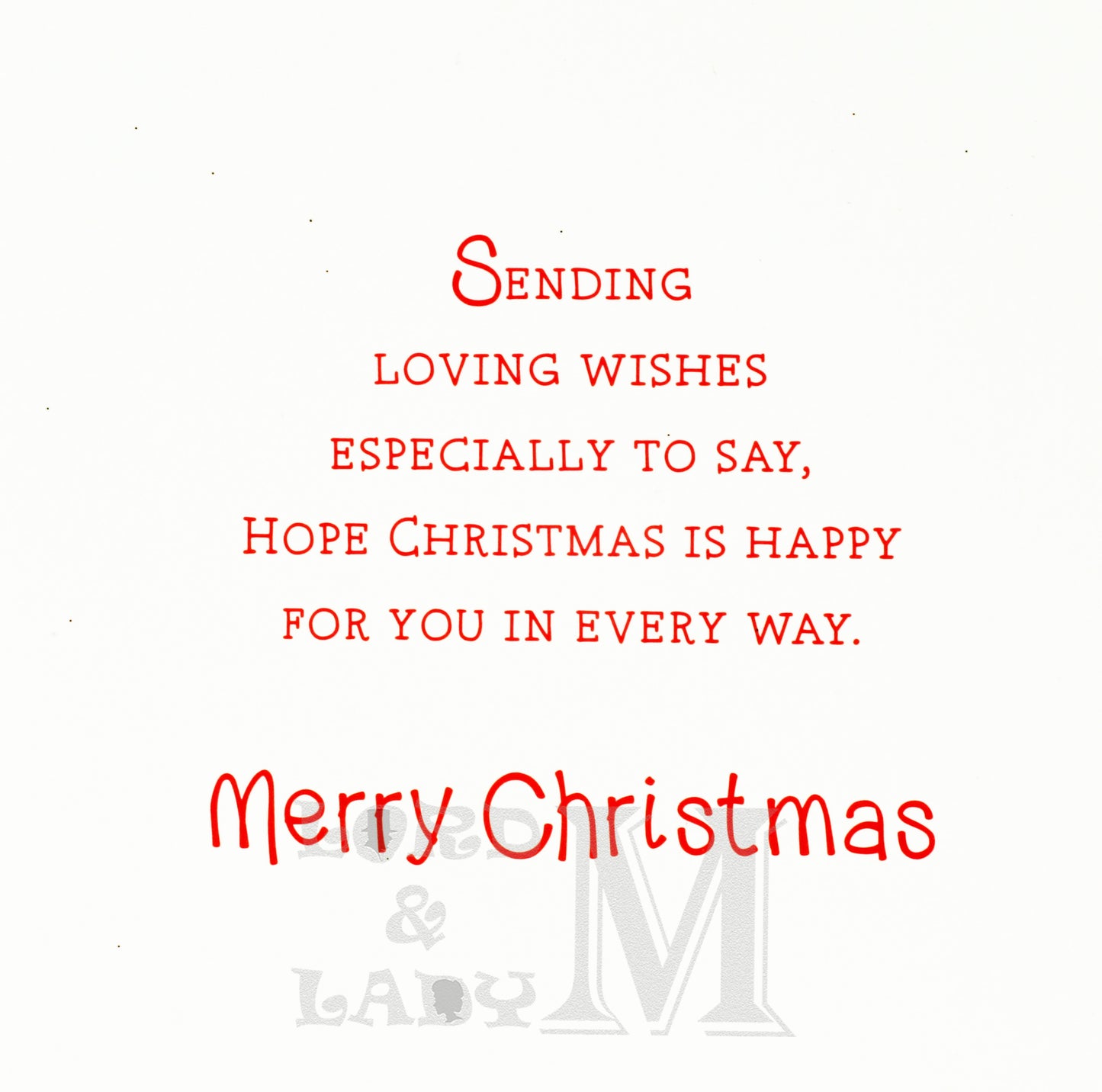 19cm - For A Lovely Nannie Merry Christmas - BGC