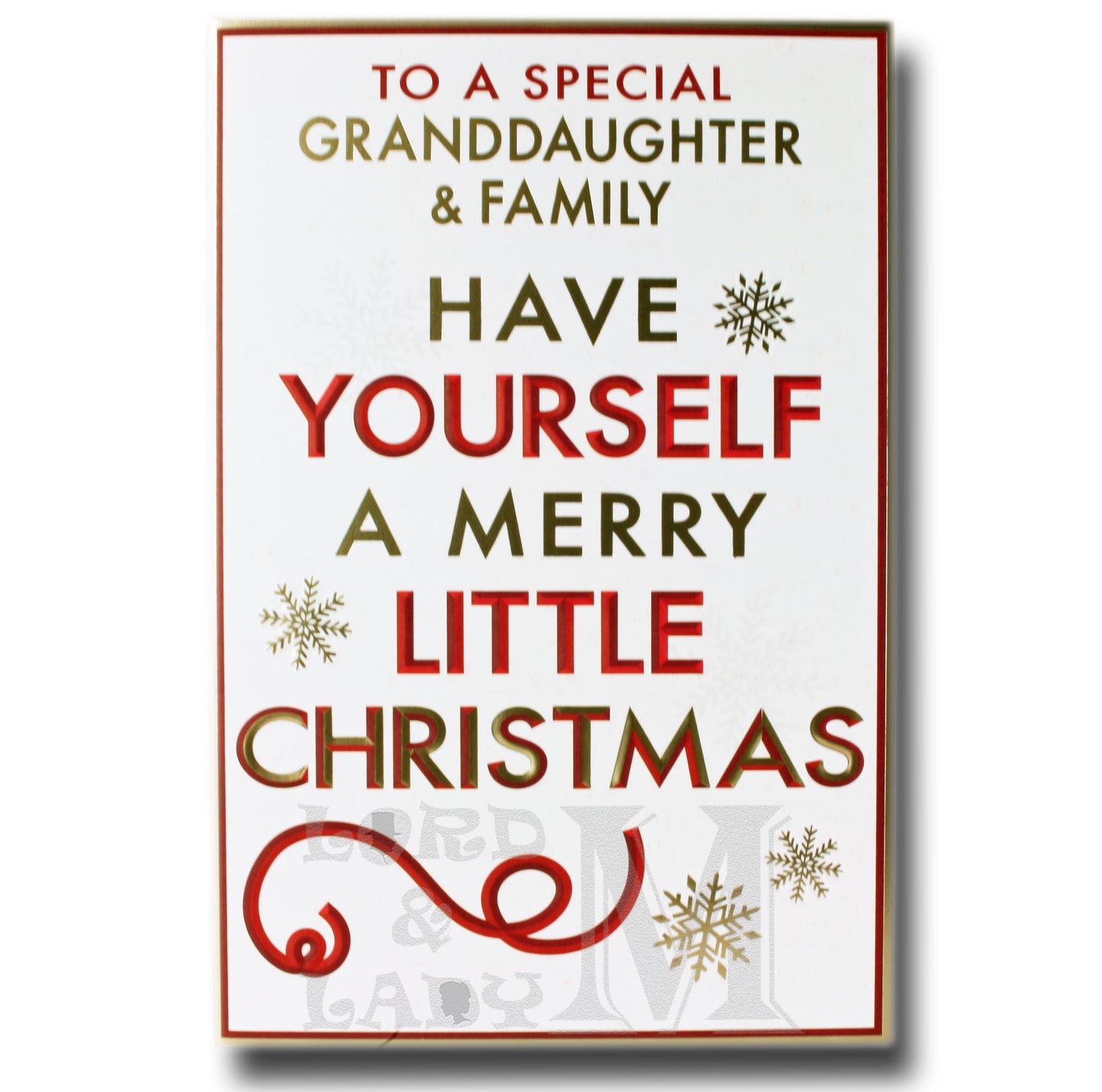 23cm - To A Special Granddaughter & Family - BGC