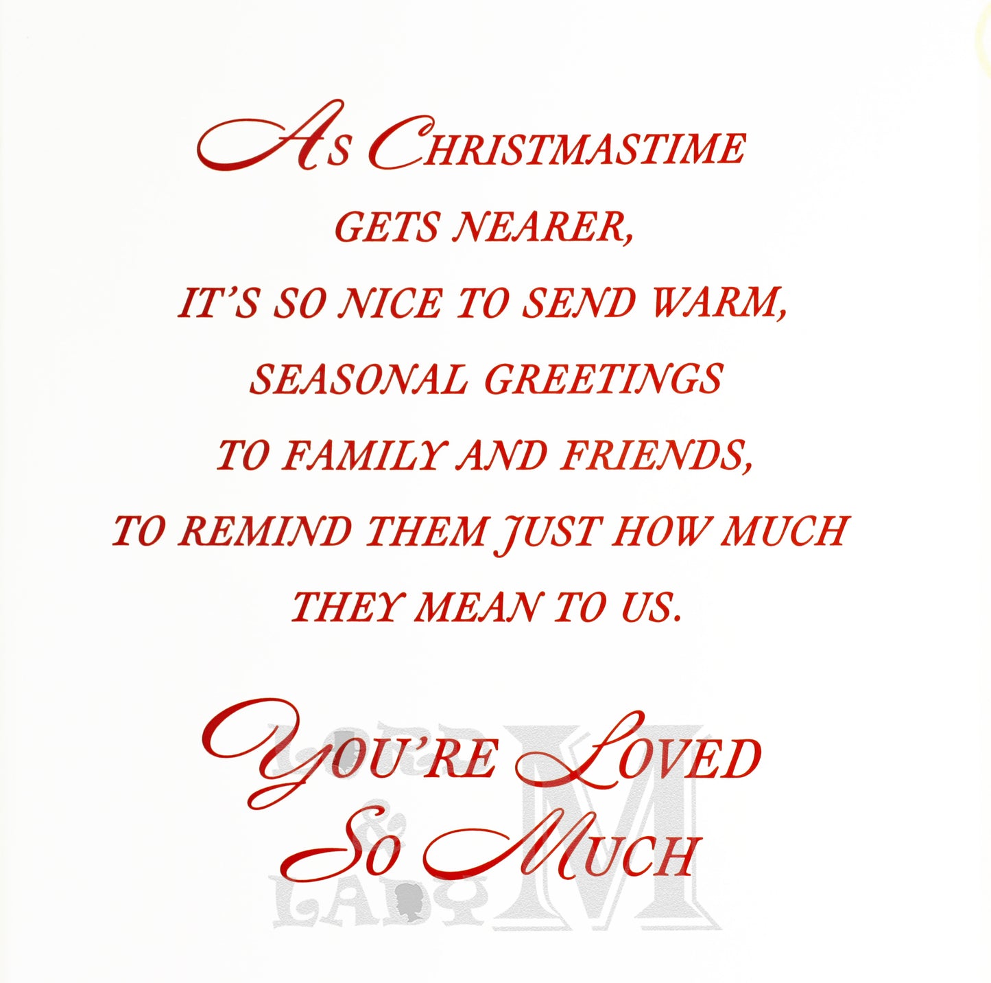 23cm - With Lots Of Love Dear Son Wishing You - E