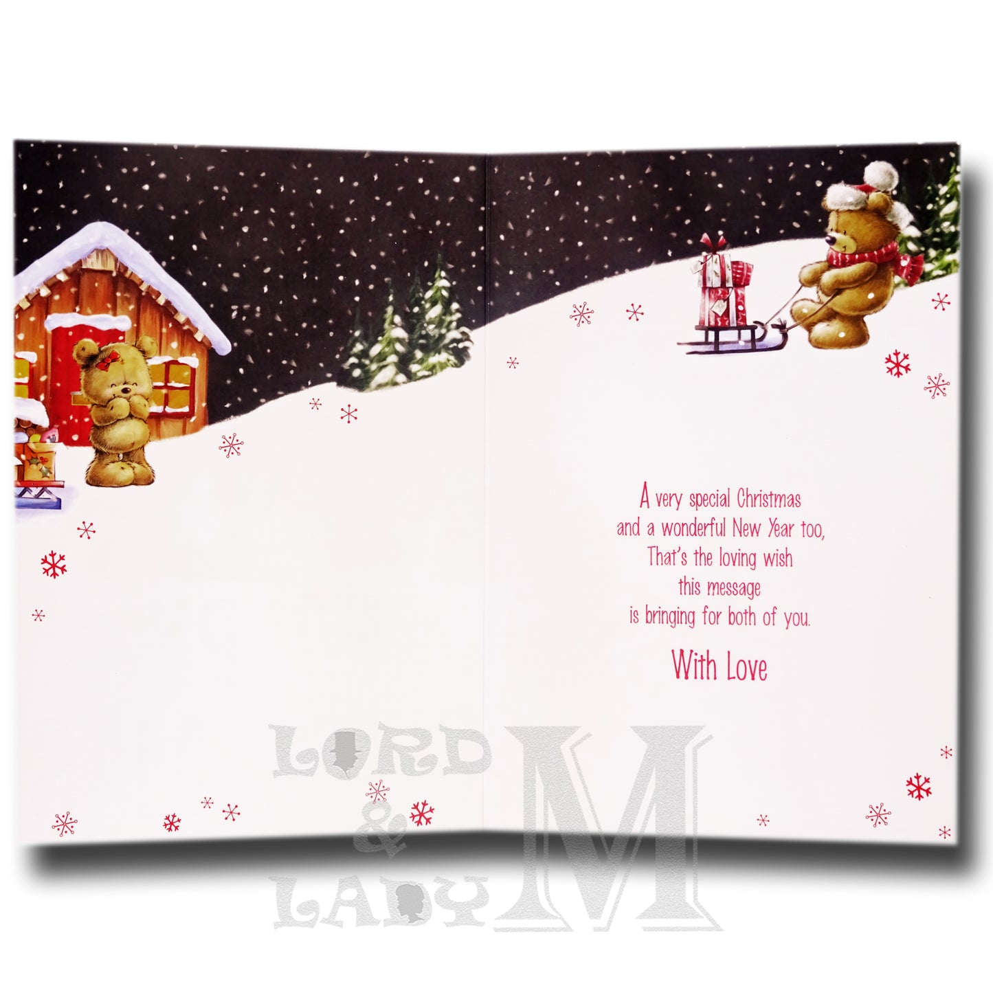 19cm - .. Son & Daughter-in-Law Wishing You ..- BG