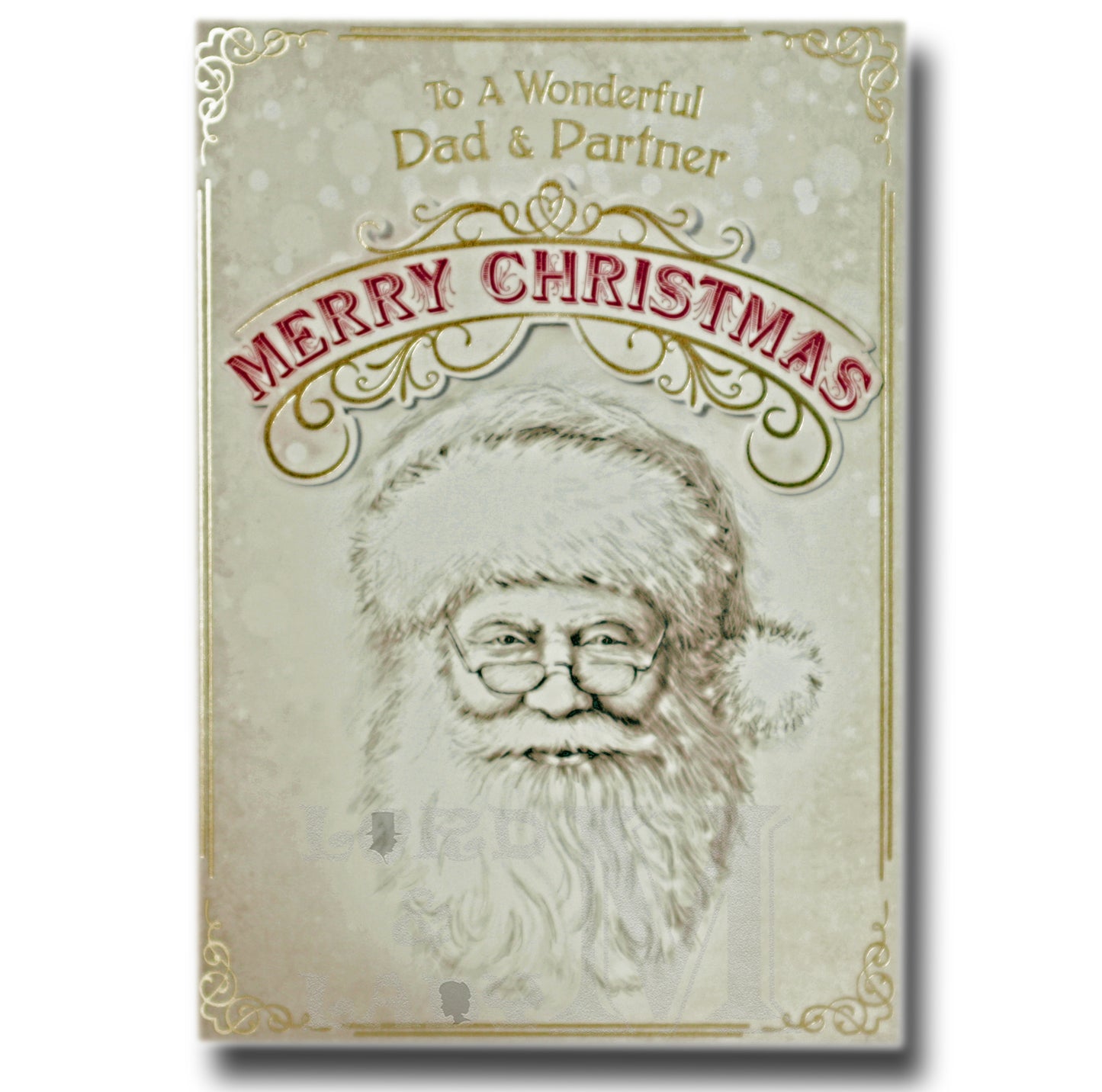 19cm - To A Wonderful Dad & Partner Merry - BGC