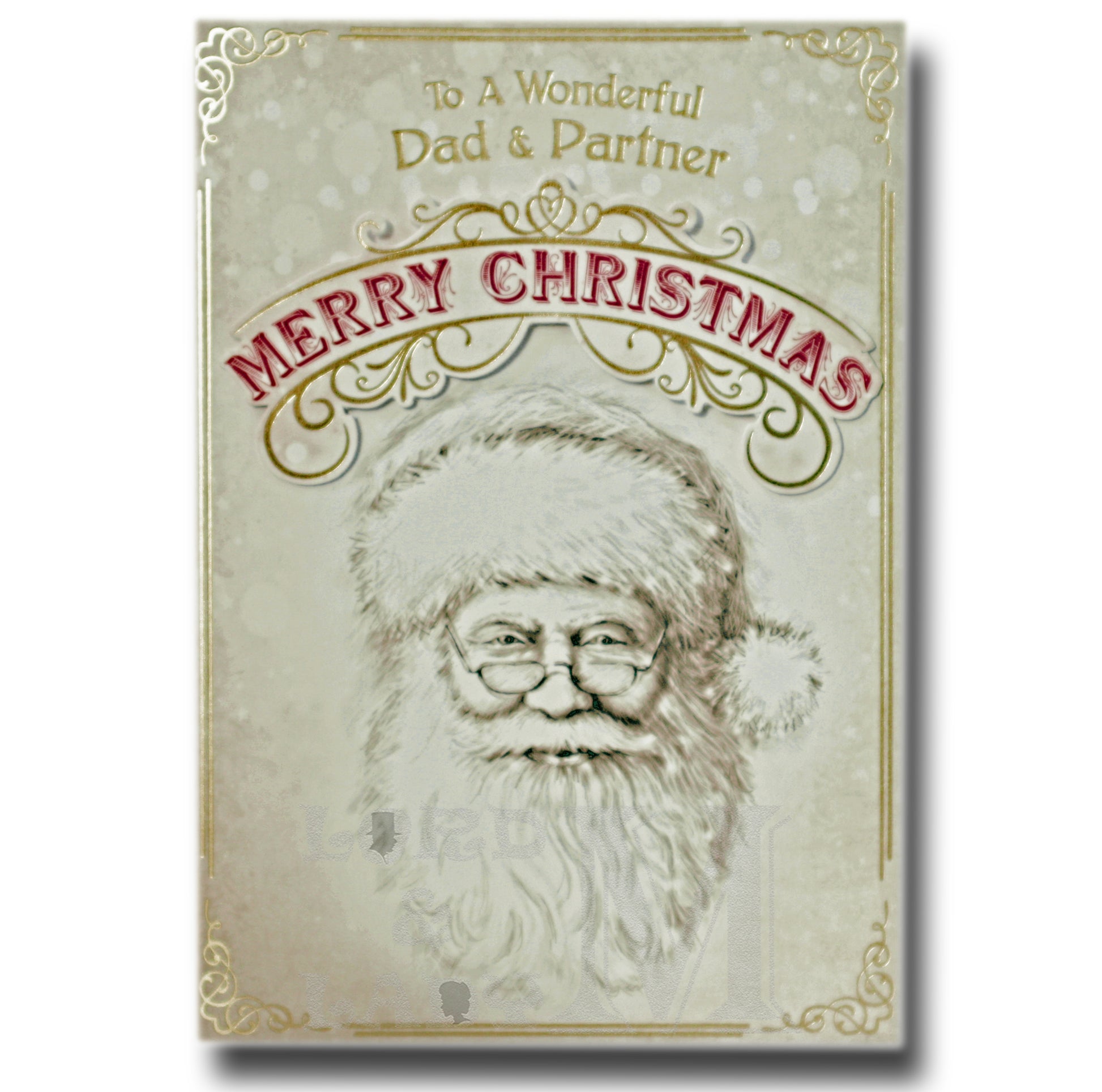 19cm - To A Wonderful Dad & Partner Merry - BGC