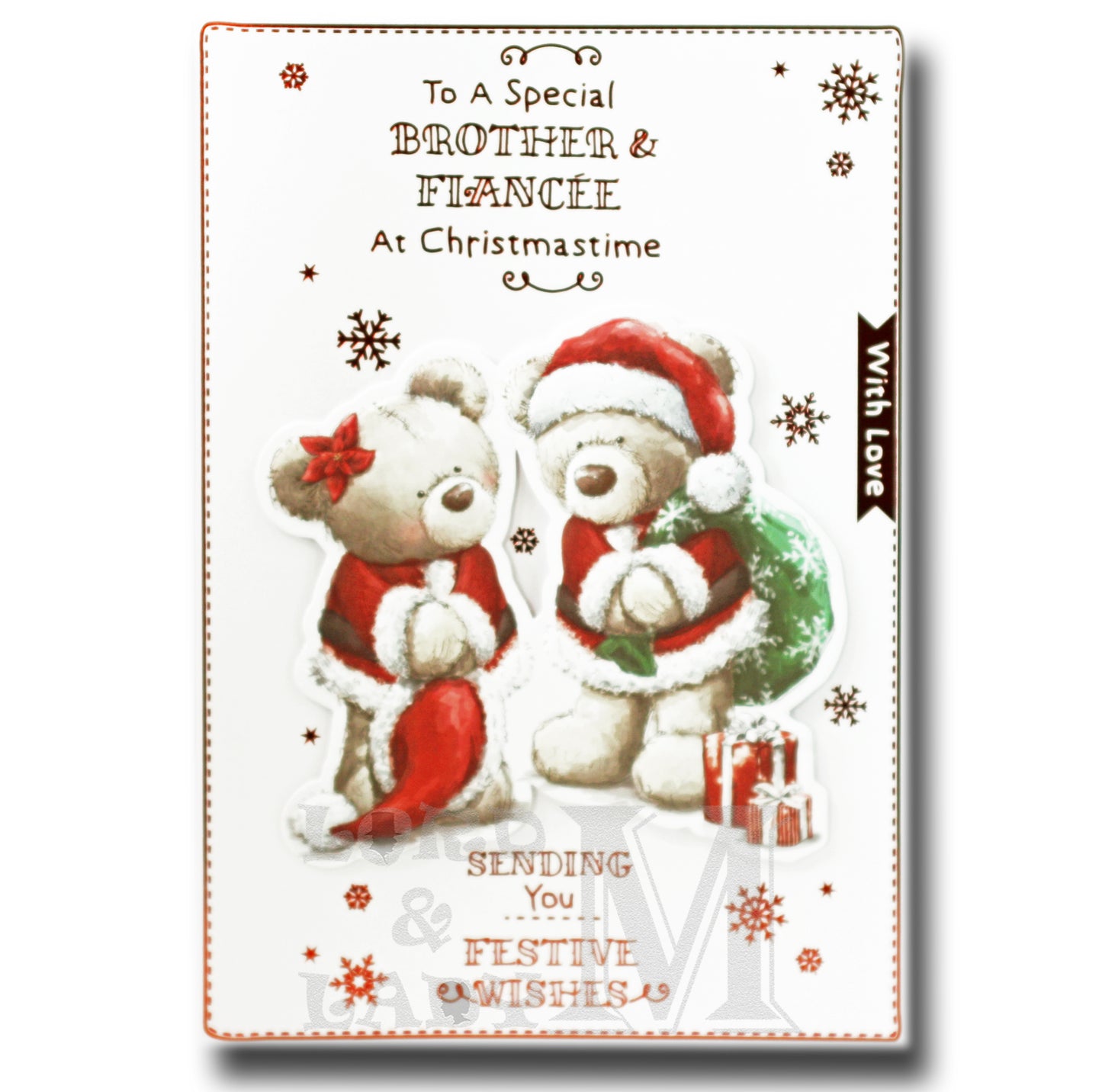 19cm - .. Brother & Fiancee At Christmastime - BGC