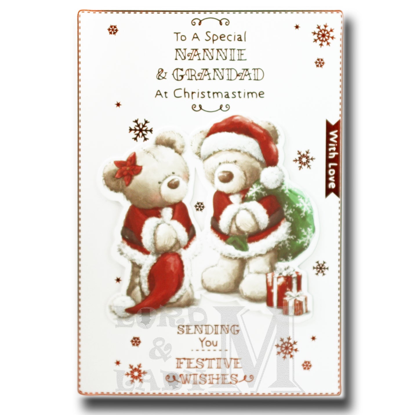 19cm - .. Nannie & Grandad Christmastime - BGC