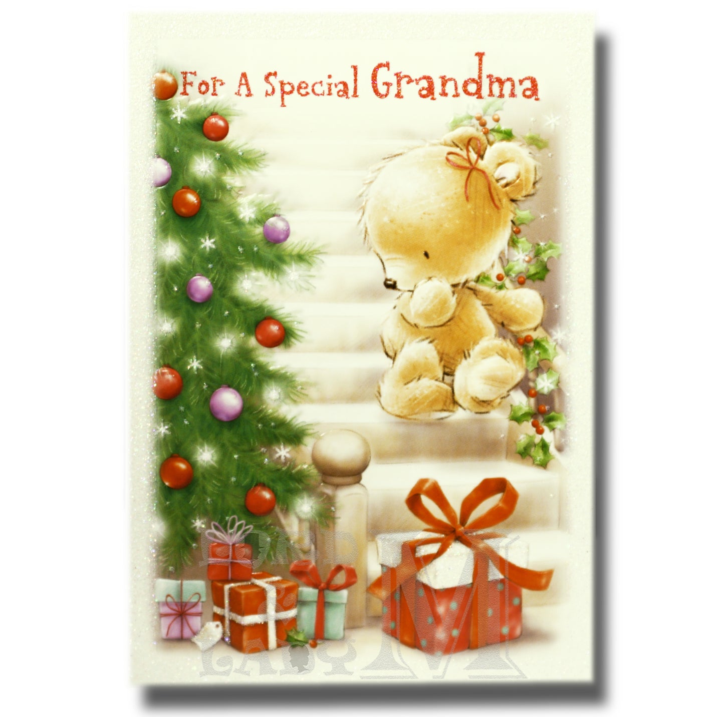 19cm - For A Special Grandma - Bear On Stairs -BGC