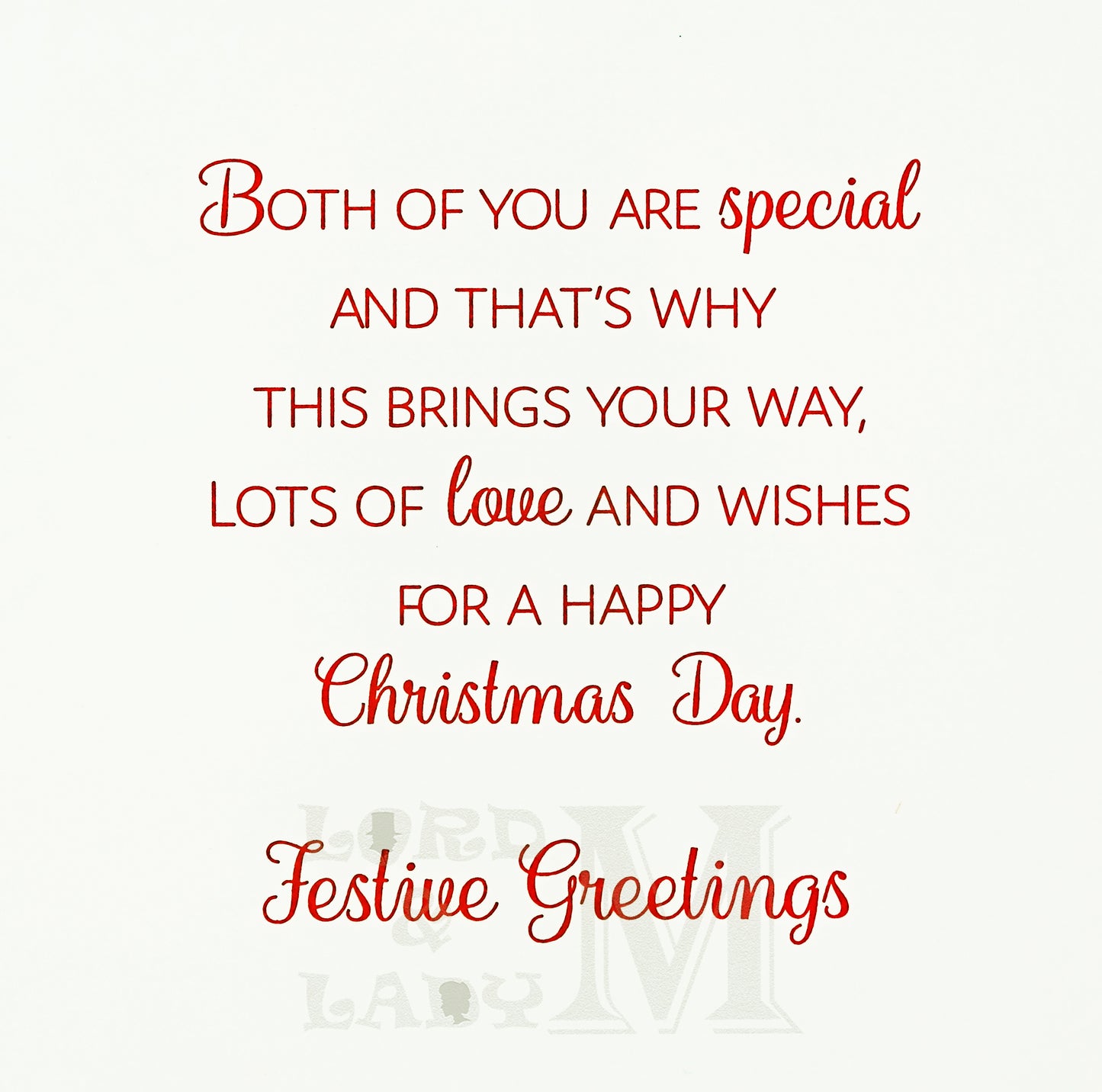 19cm - .. Nannie & Grandad Wishing You A ...- BGC