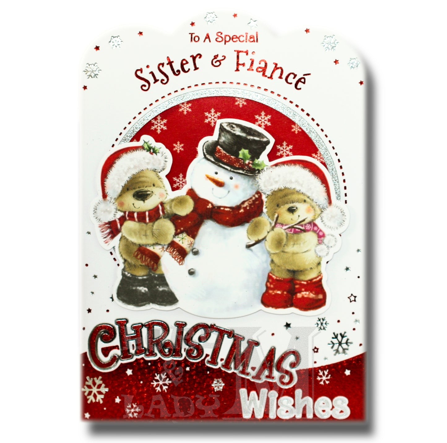 19cm - To A Special Sister & Fiance Christmas -BGC