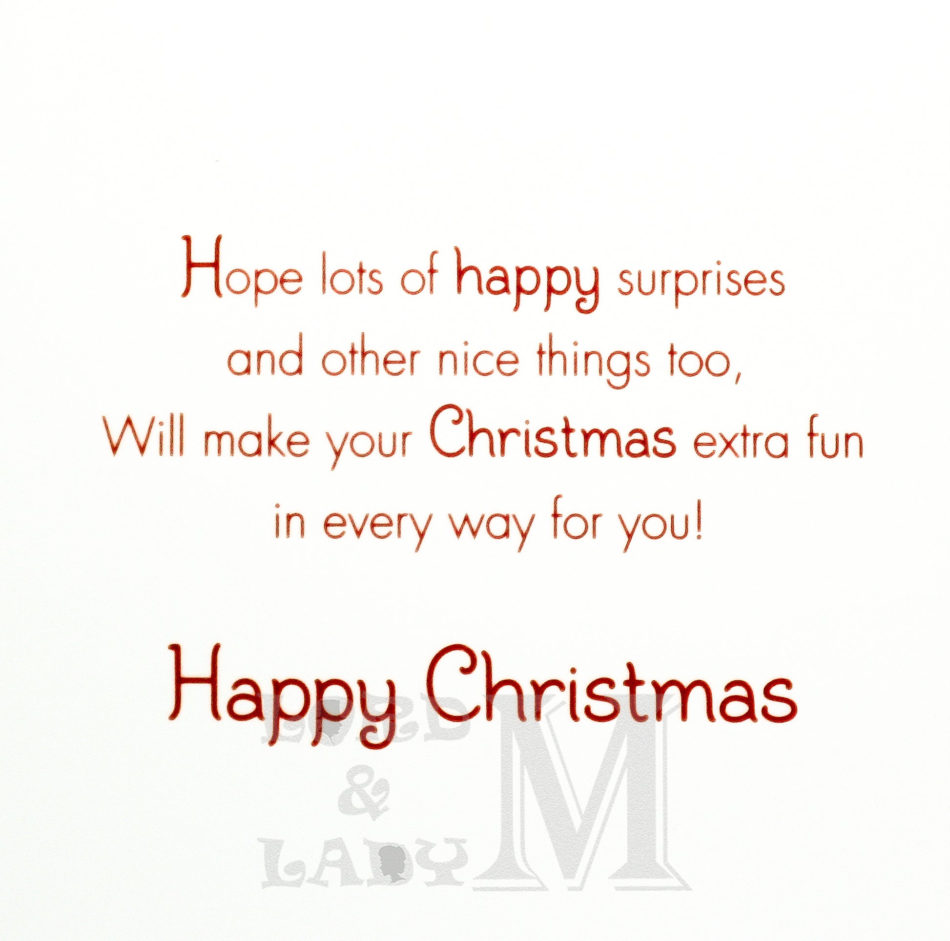 19cm - Happy Christmas To A Special Godson - BGC