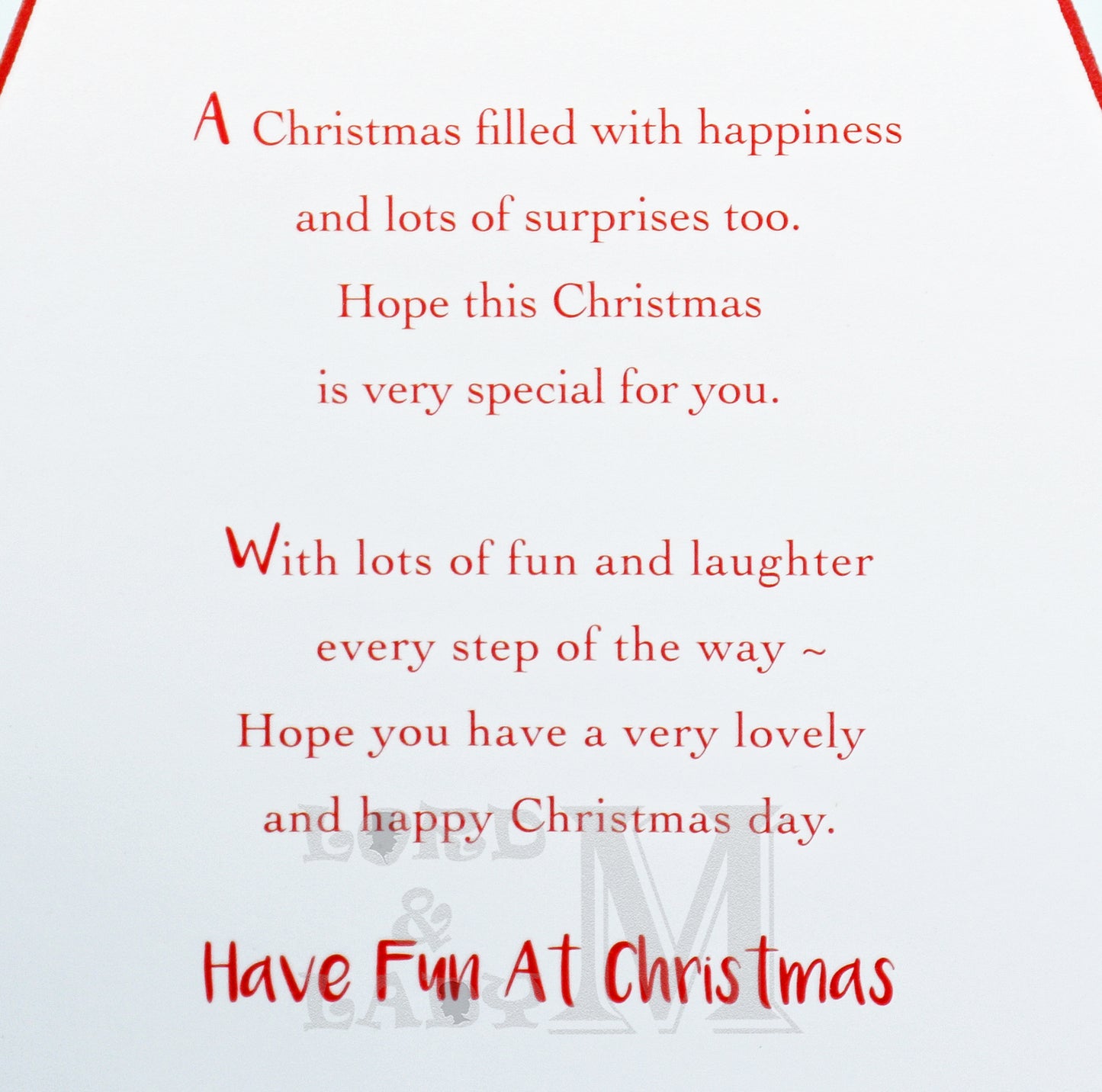 19cm - For A Special Godson At Christmas - GH