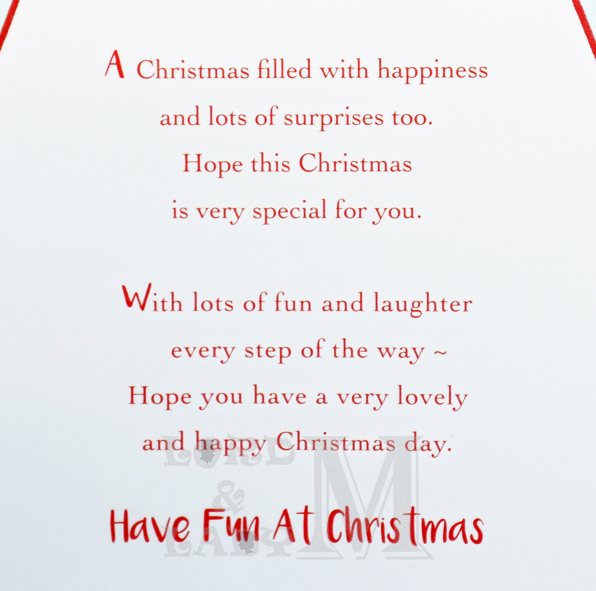 19cm - For A Special Godson At Christmas - GH