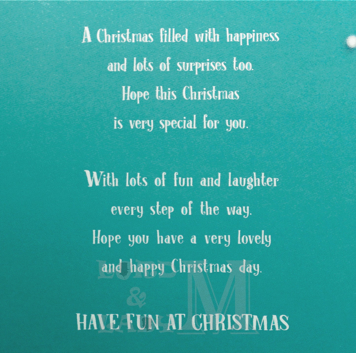 19cm - For A Special Goddaughter At Christmas - GH