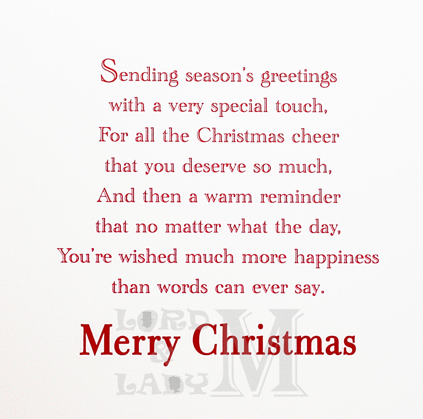 19cm - .. In Your New Home - Closed Red Door - BGC