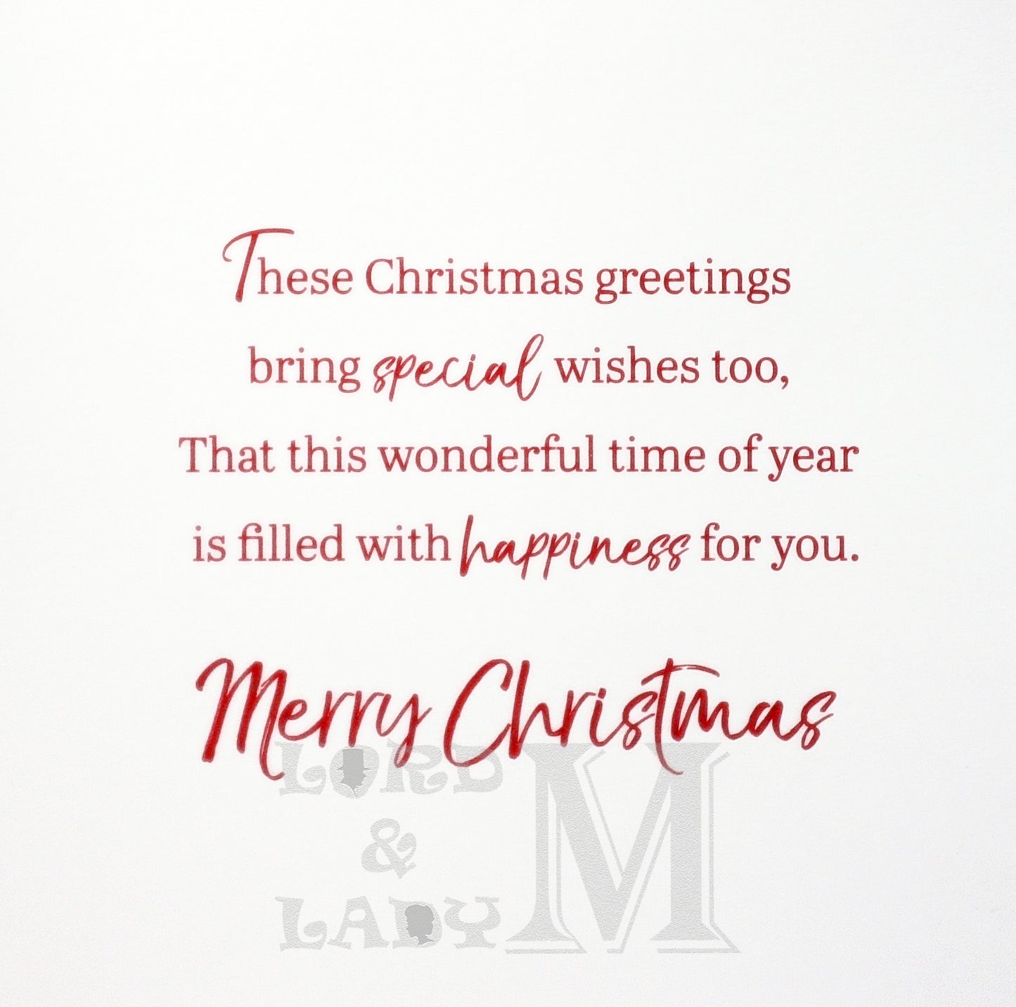 19cm - To A Very Special Godfather Christmas - BGC