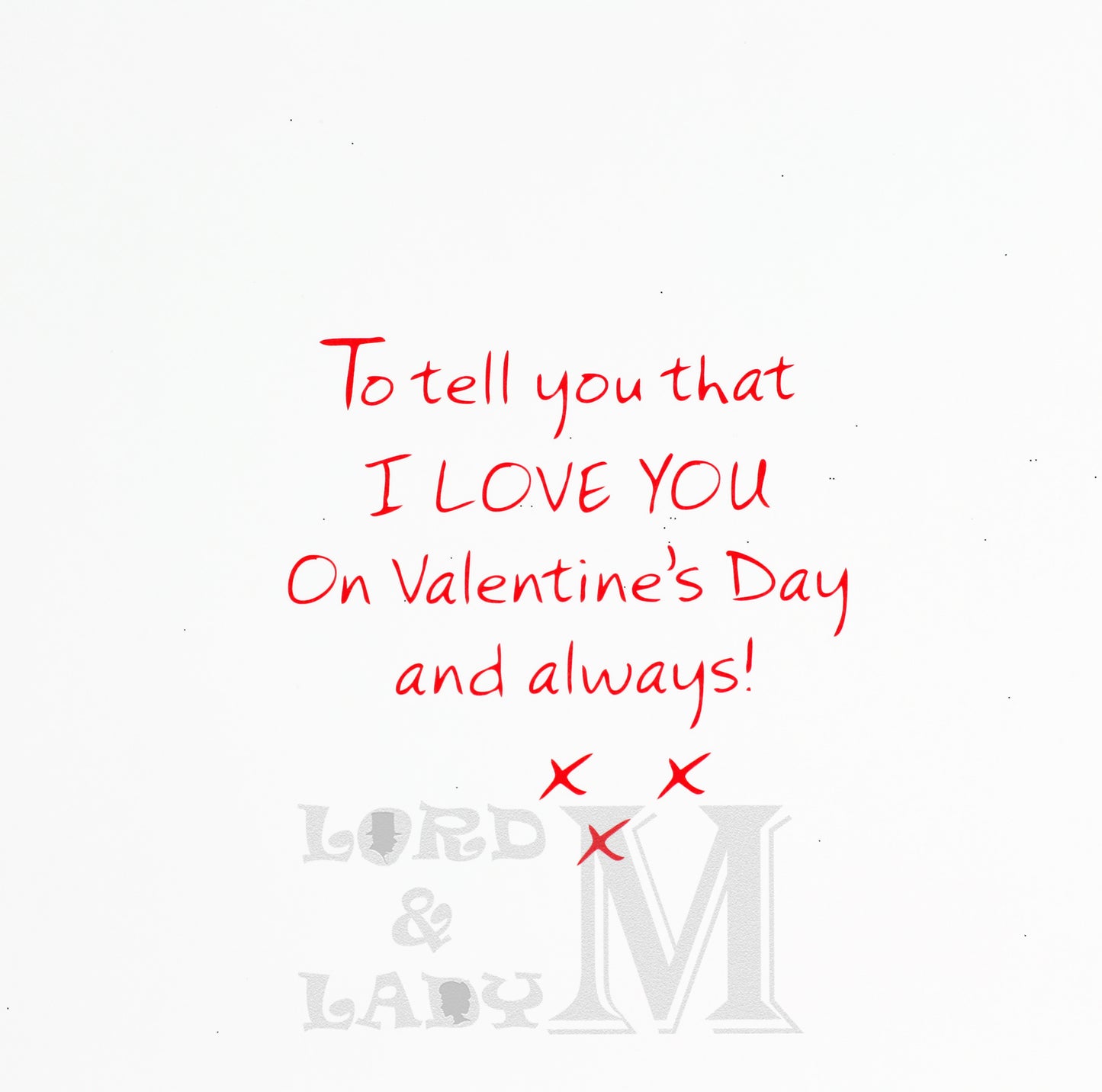 29cm - For My Darling Wife Guess .. - Lge Let - E