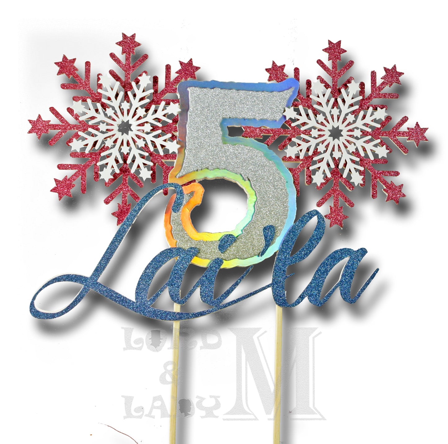 Ice Cold - Themed Personalised Cake Topper