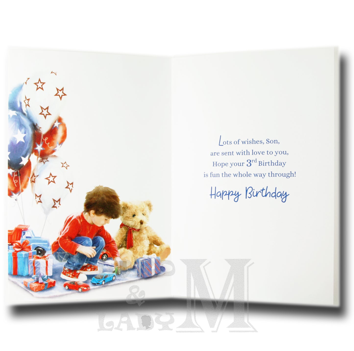 23cm - For A Very Special Son 3 Today! - Cars -BGC