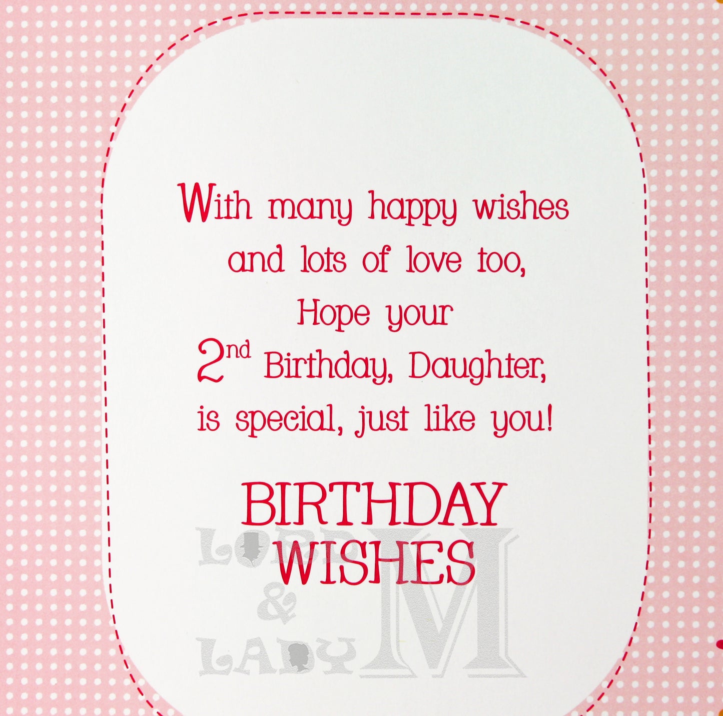 23cm - To A Special Daughter Happy 2nd .. - BGC