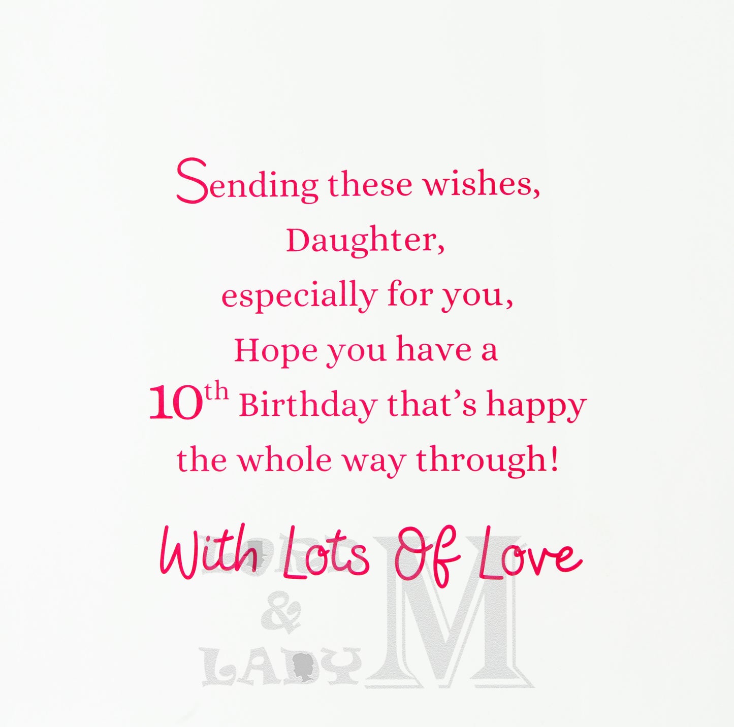 23cm - For A Lovely Daughter On Your Birthday -BGC