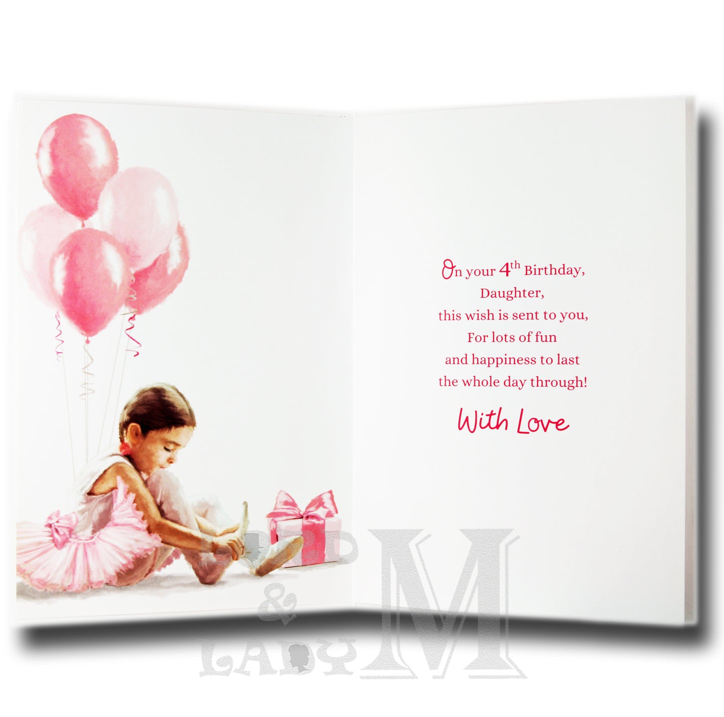 23cm - For A Lovely Daughter On Your Birthday - BG