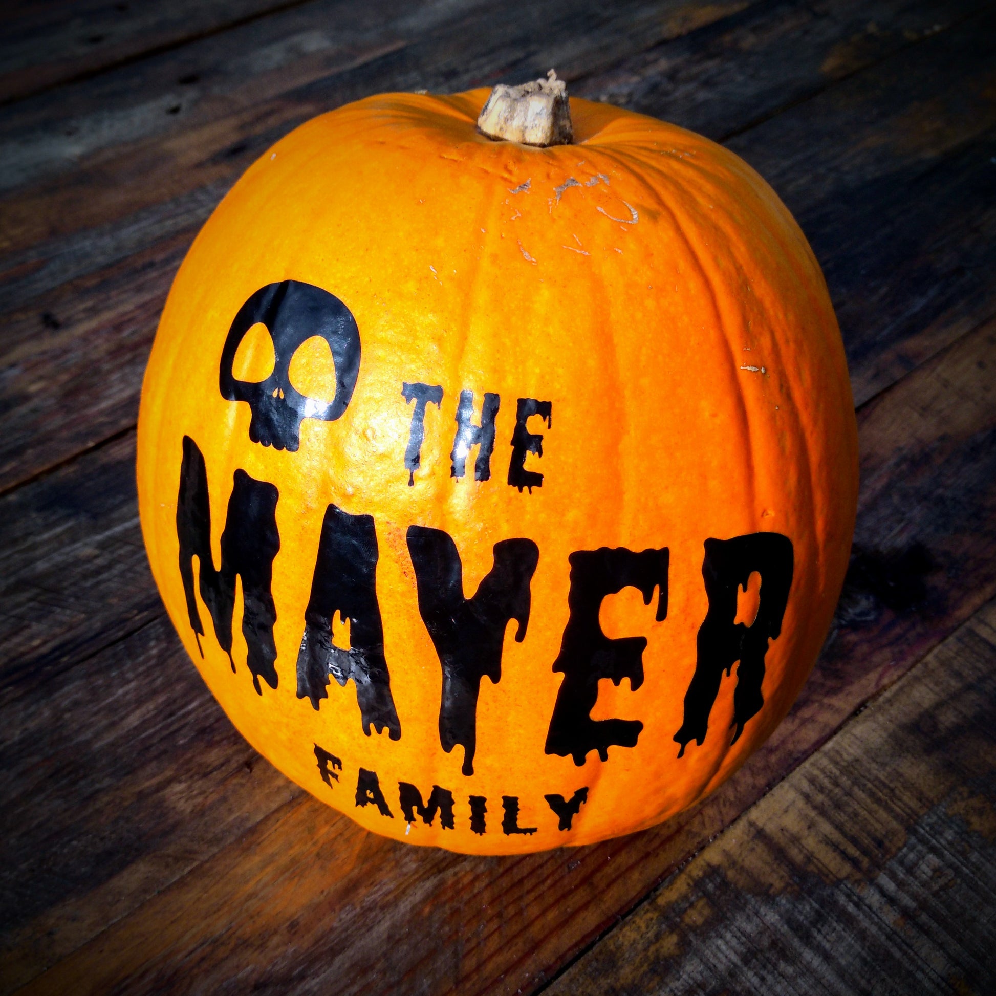 Personalised Family Name Halloween Decal