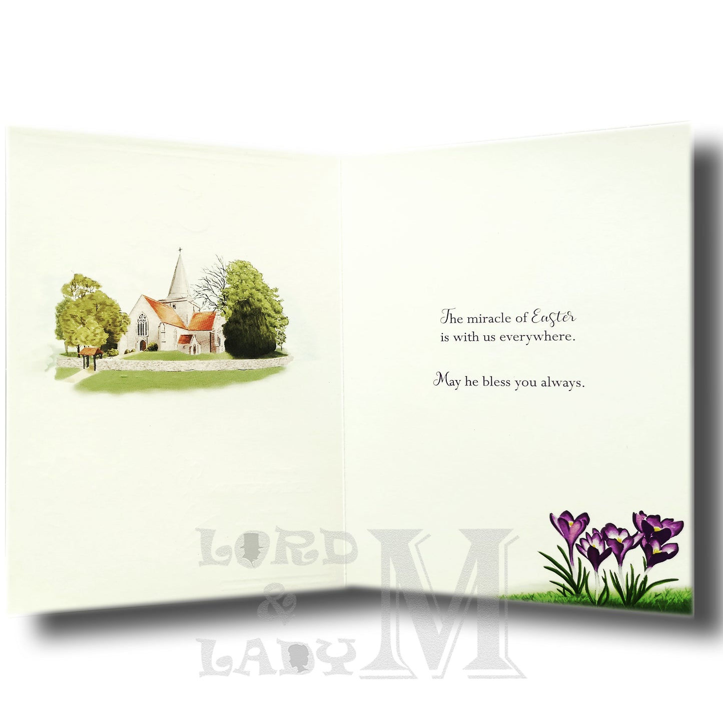 19cm - Best Wishes At Easter .. John 11.25 - JK