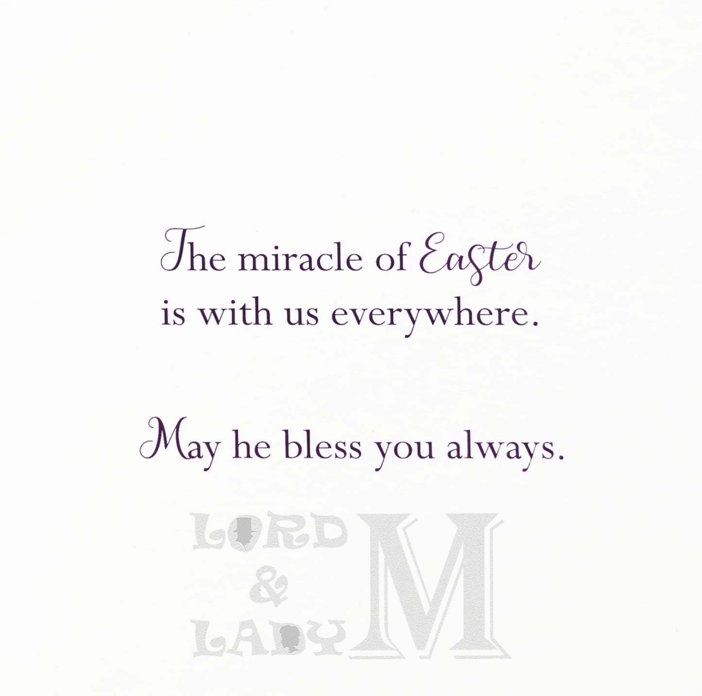 19cm - Best Wishes At Easter .. John 11.25 - JK