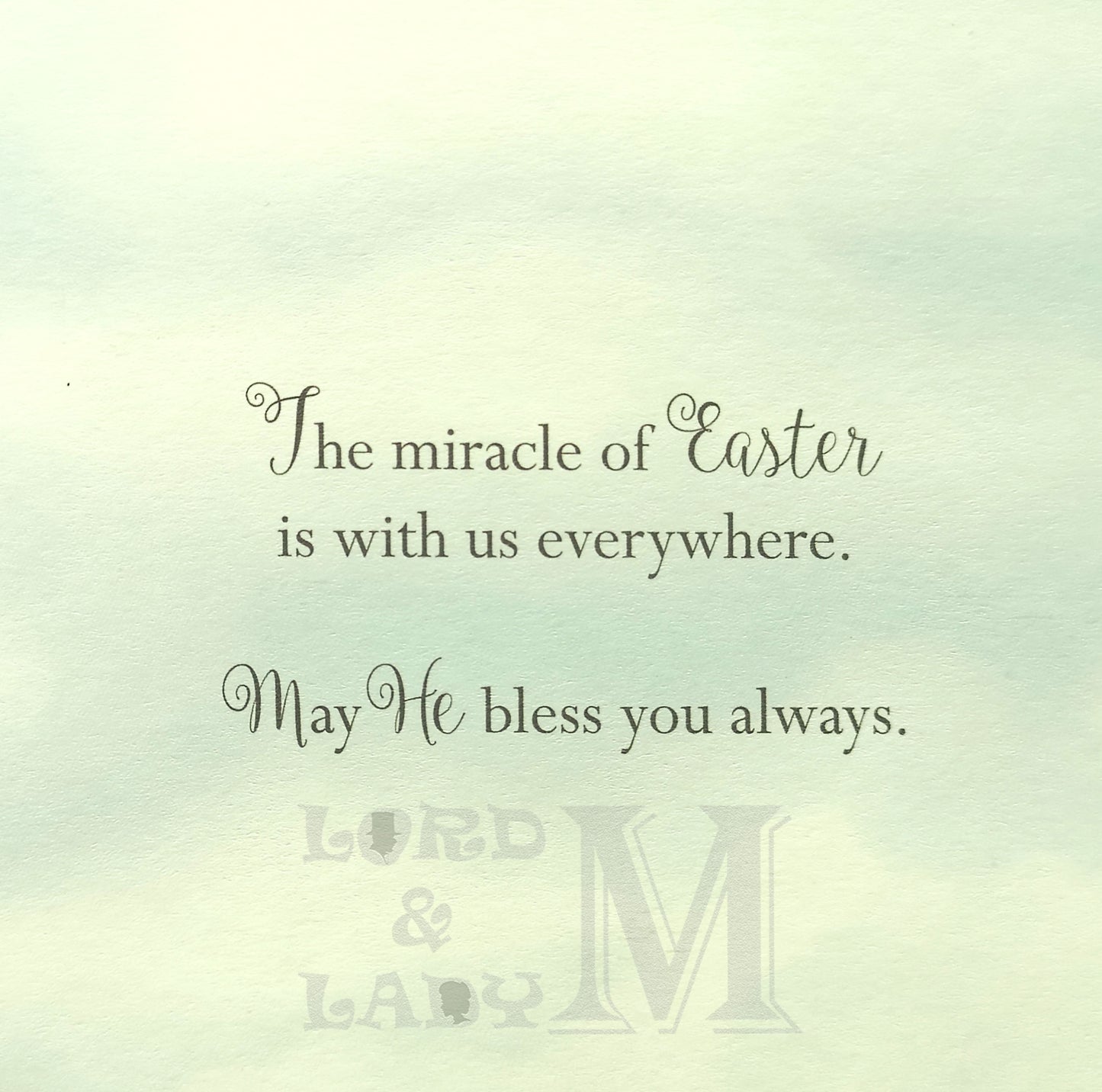 19cm - Easter Blessings Christ Is Risen - JK