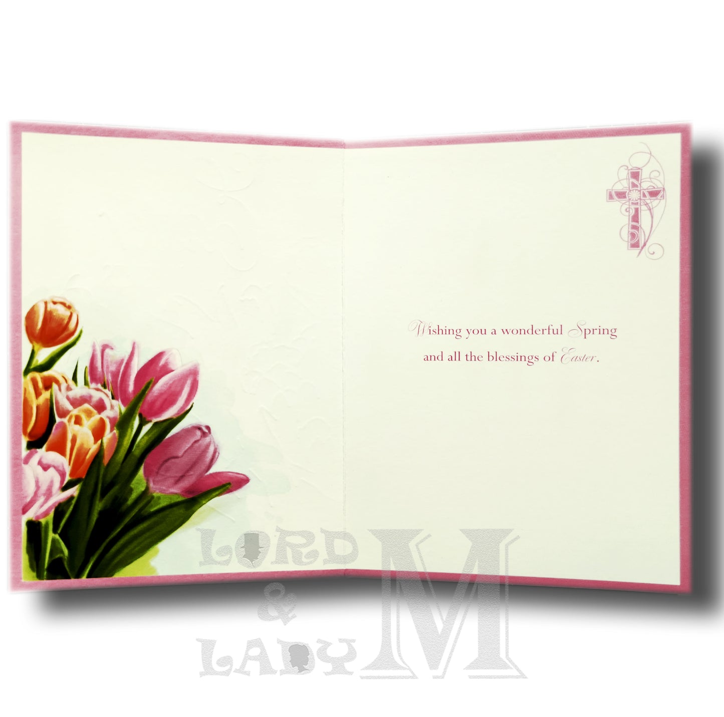 19cm - Easter Wishes - Tulips - JK