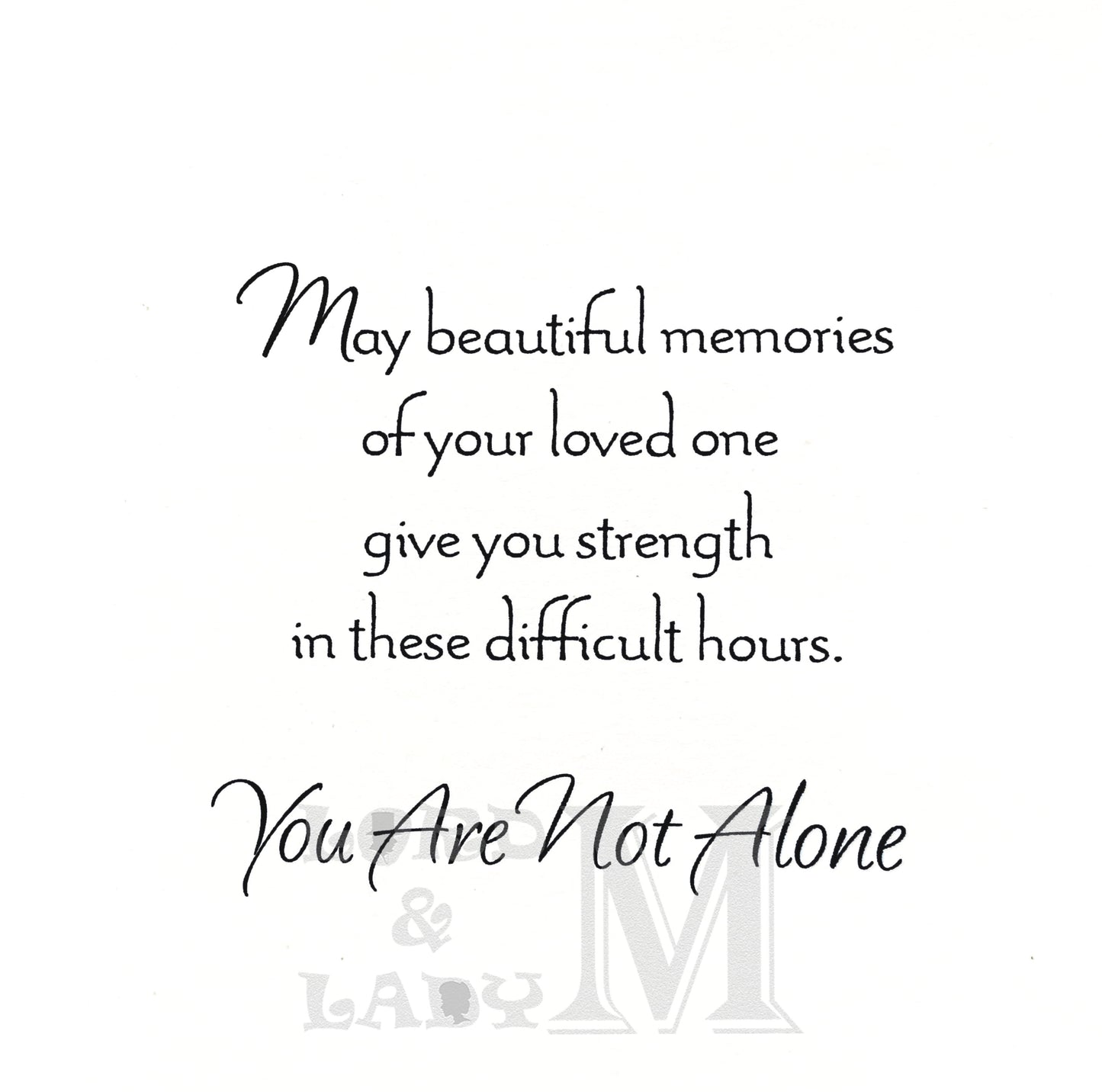 19cm - To Comfort You The Memory Of You - E
