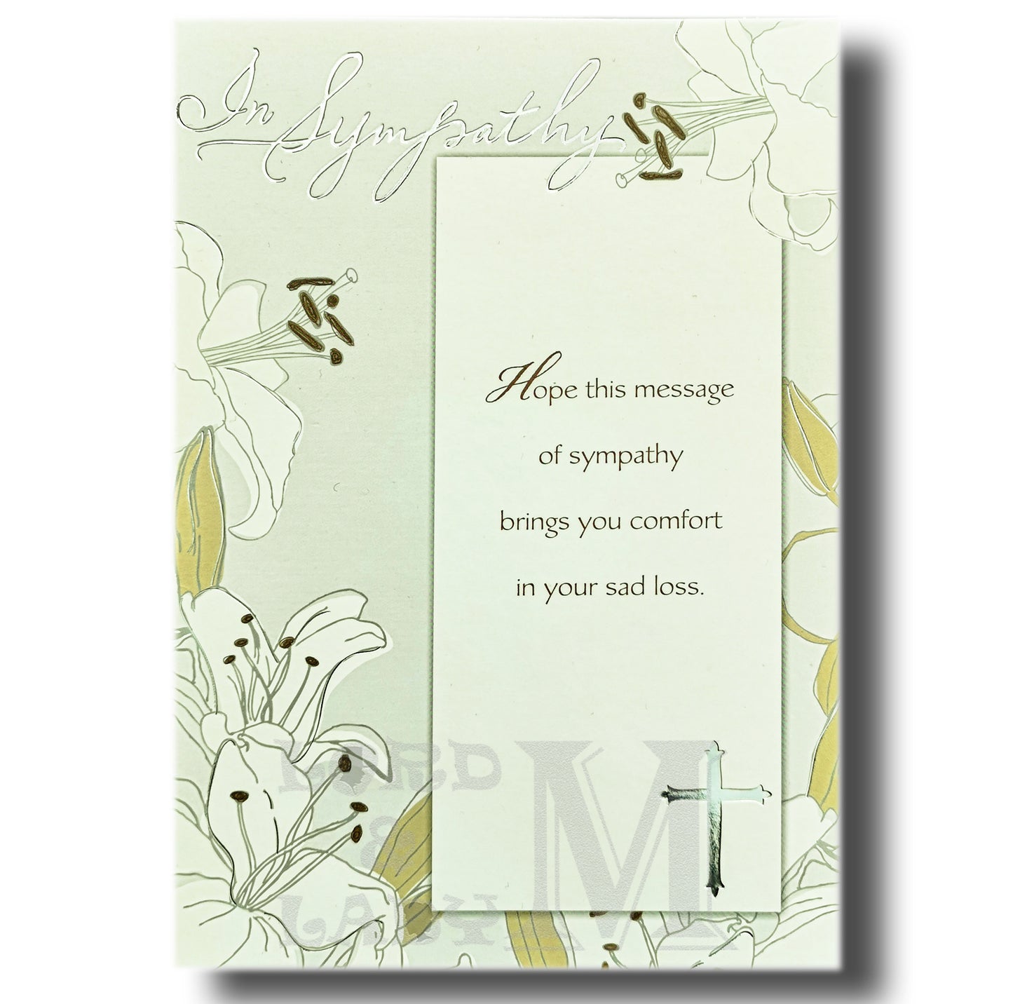 19cm - In Sympathy Hope This Message Of Sympathy - E
