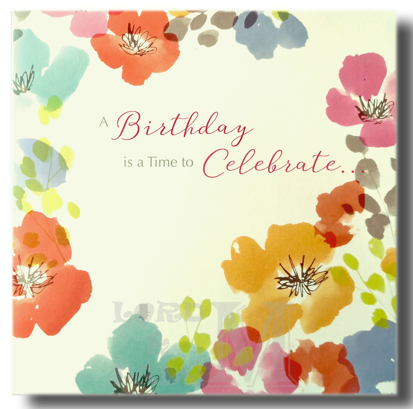 15cm - A Birthday Is A Time To Celebrate - E