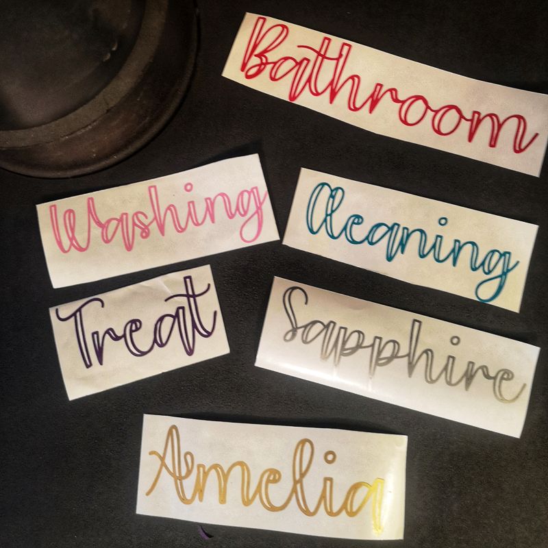 Personalised Name Vinyl Sticker