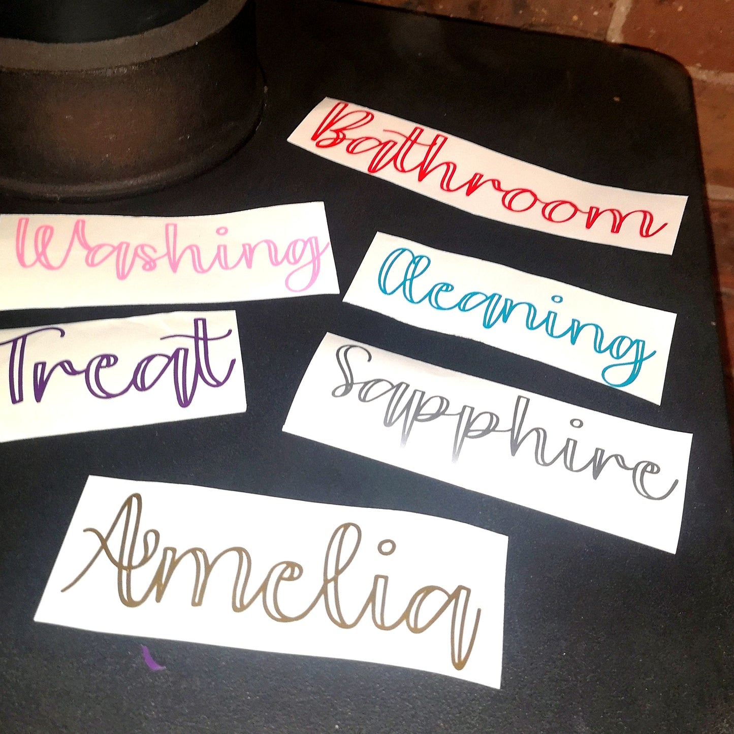 Personalised Name Vinyl Sticker