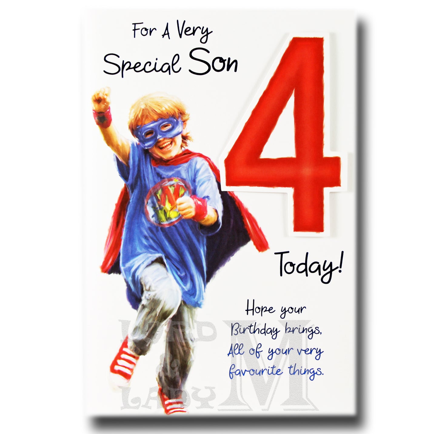 23cm - For A Very Special Son 4 Today! - BGC