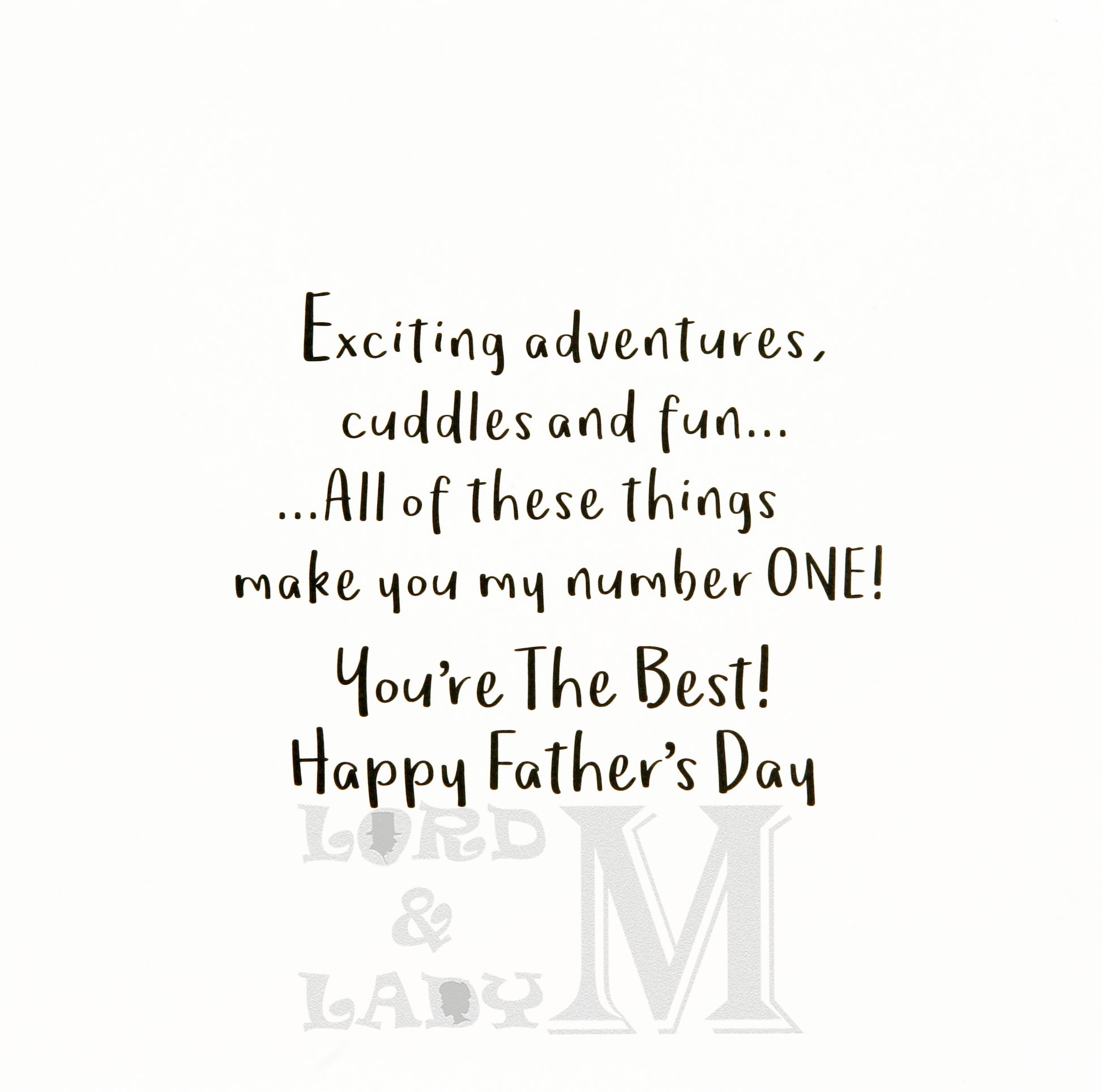 20cm - With Love To Daddy - 2 Bears Gift - JK