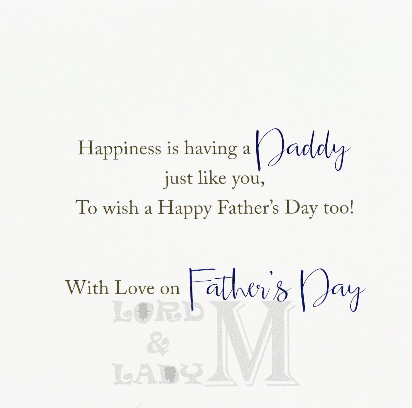 23cm - For A Great Daddy On Father's Day - JK