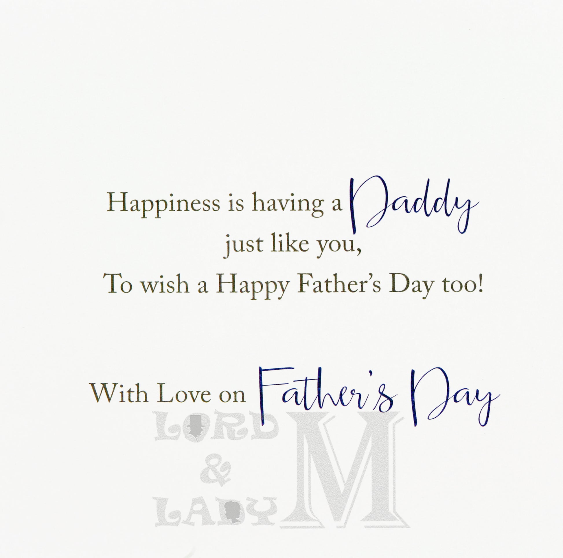 23cm - For A Great Daddy On Father's Day - JK
