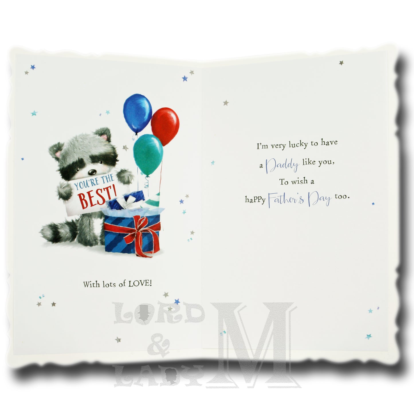 27cm - For A Great Daddy On .. - Lge Let - JK