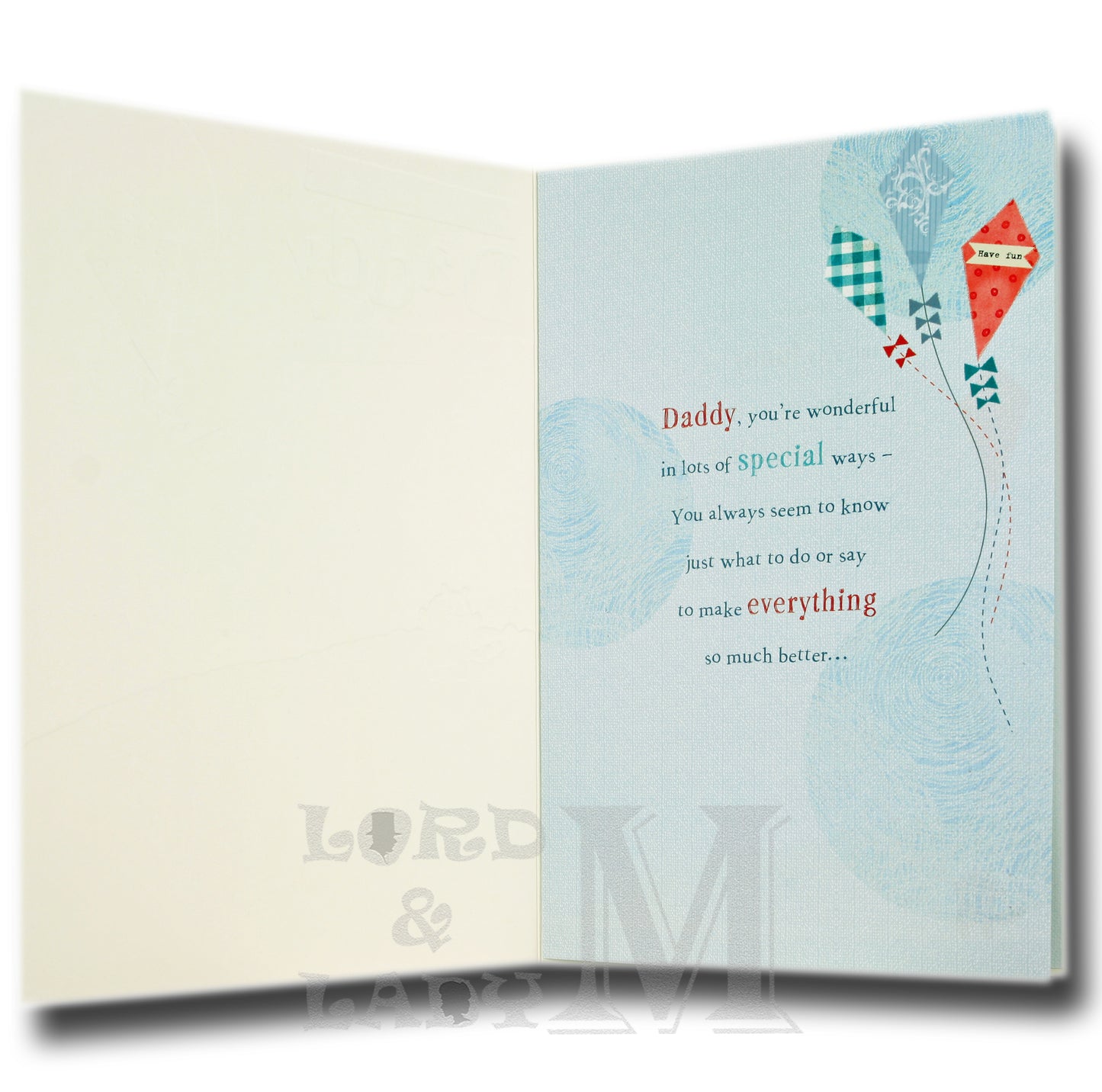 27cm - For An Extra-Special Daddy - Lge Let - JK
