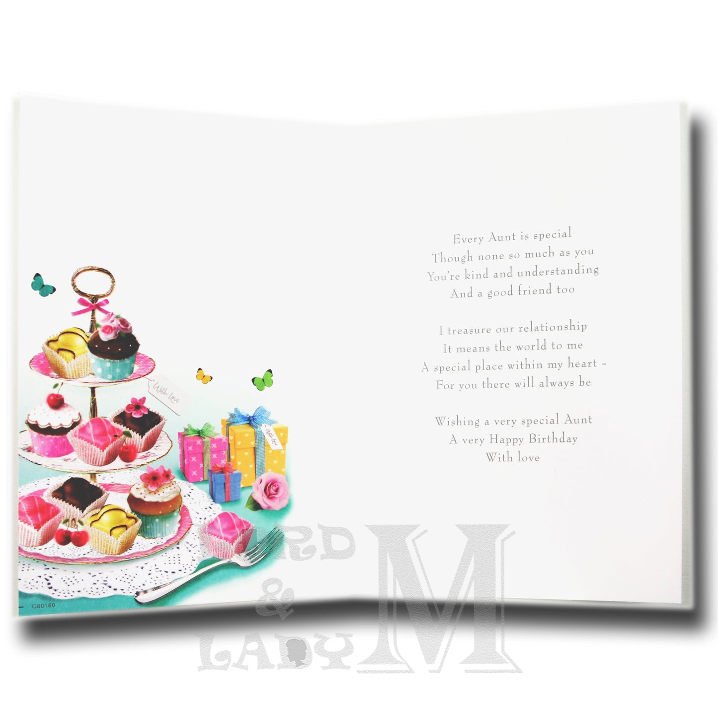 23cm - For My Lovely Aunt Have A Wonderful Day -JK