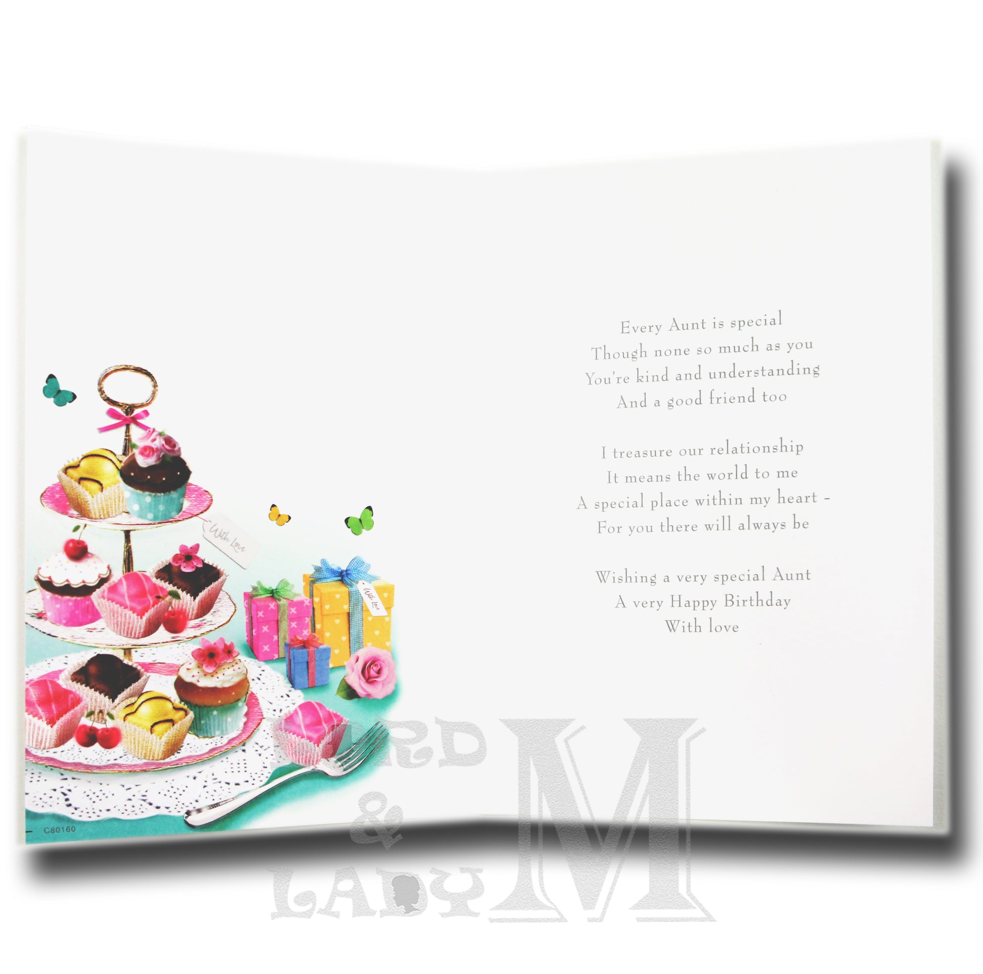 23cm - For My Lovely Aunt Have A Wonderful Day -JK