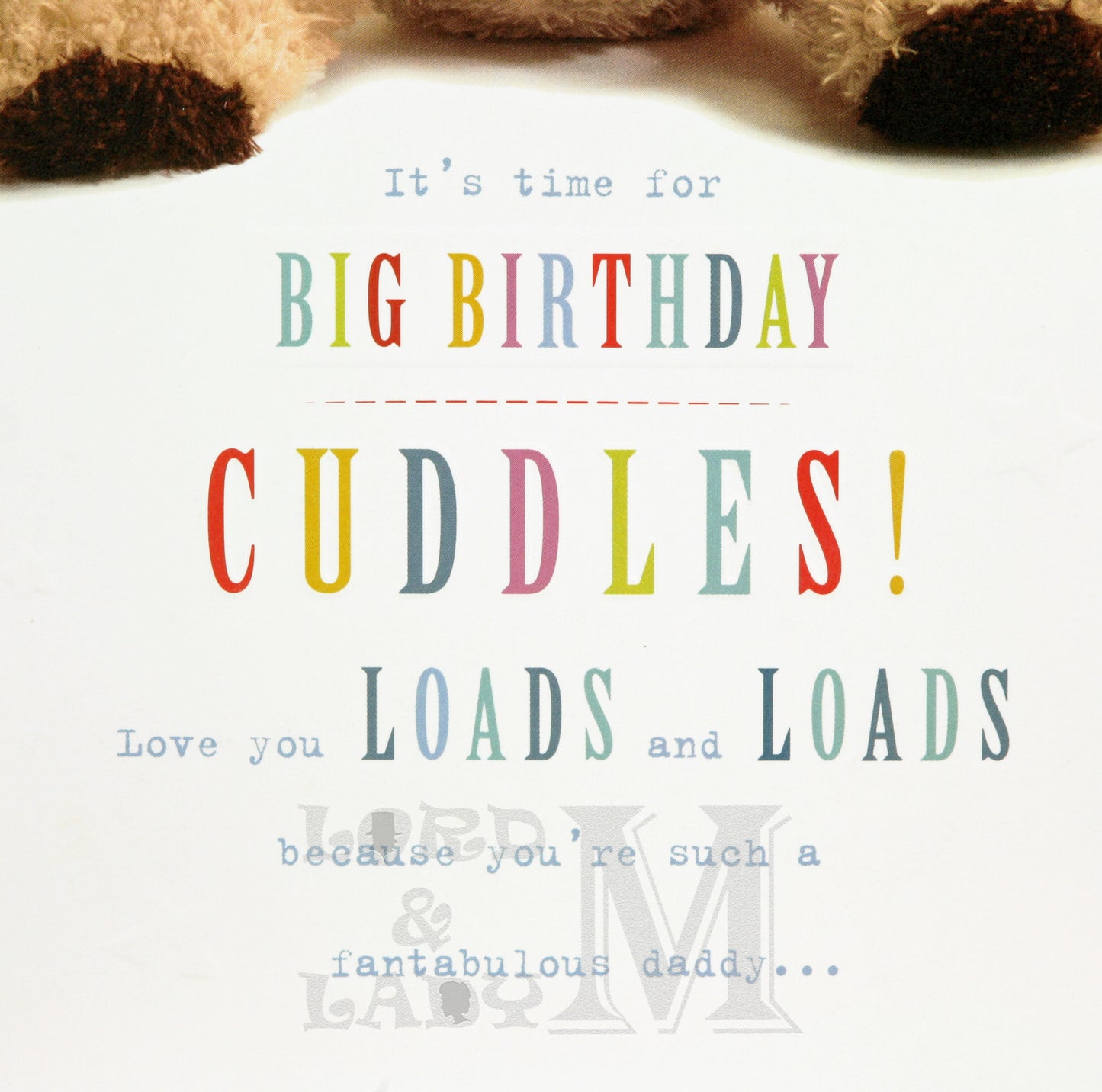 23cm - Daddy It's Time For Big Birthday ... - JK