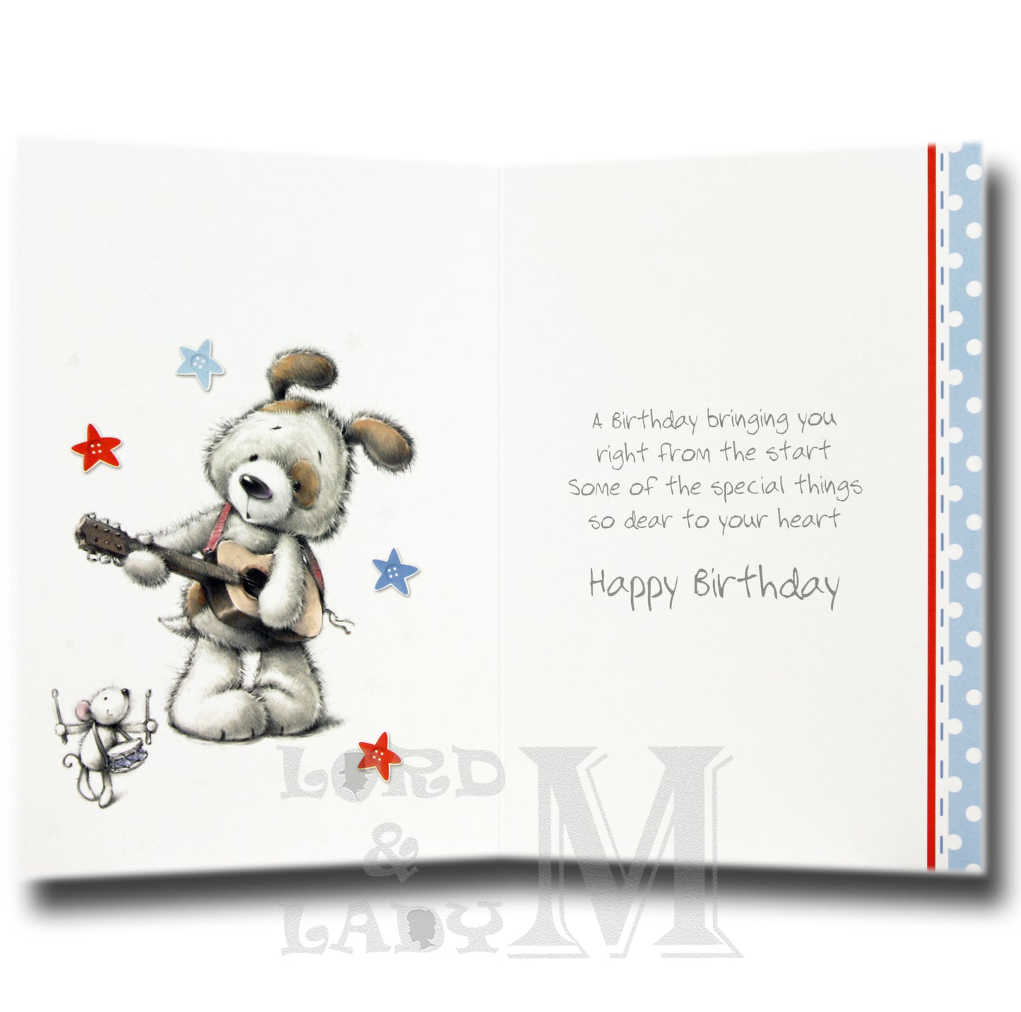 19cm - .. To A Special Daddy - Dog Guitar - JK